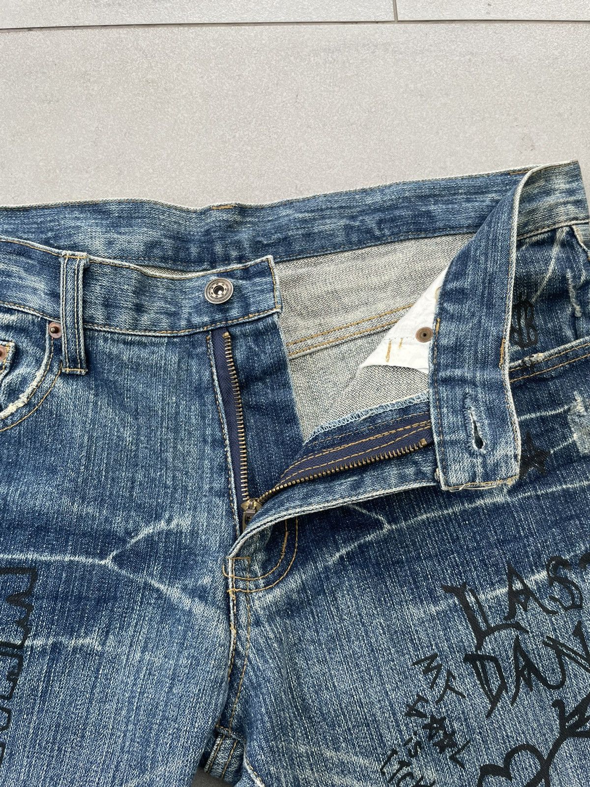 Hysteric Glamour Rare Vintage Distressed Punk Seditionaries Jeans Size US 34 / EU 50 - 6 Thumbnail