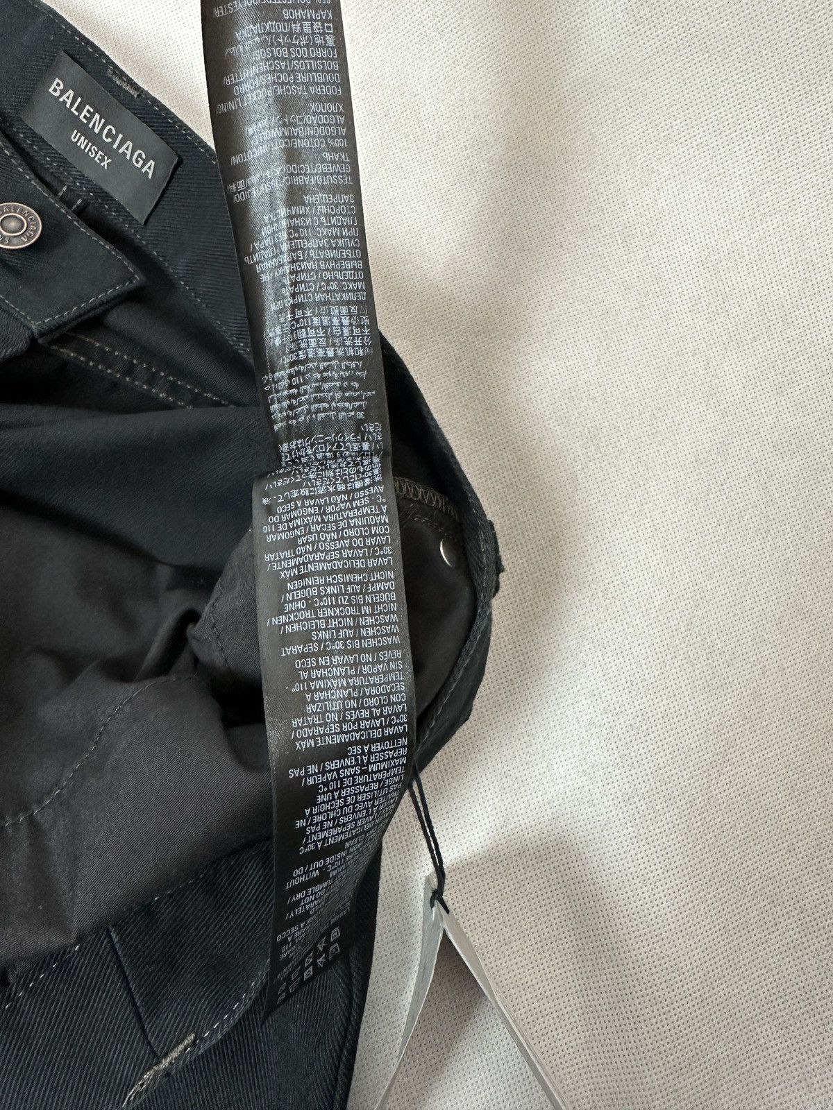 Balenciaga Balenciaga SS22 matte black oversized denim Size US 32 / EU 48 - 8 Thumbnail