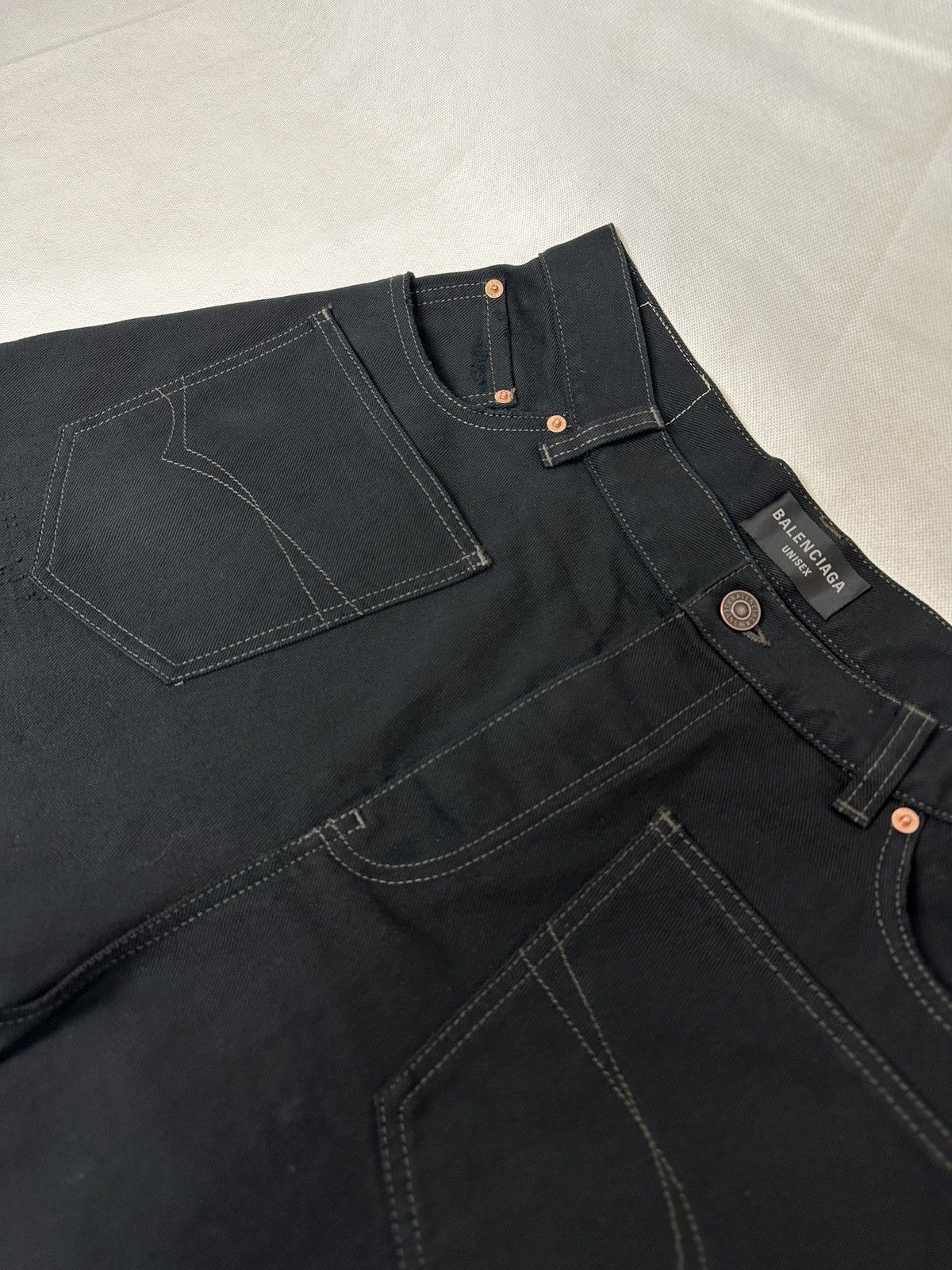Balenciaga Balenciaga SS22 matte black oversized denim Size US 32 / EU 48 - 3 Thumbnail