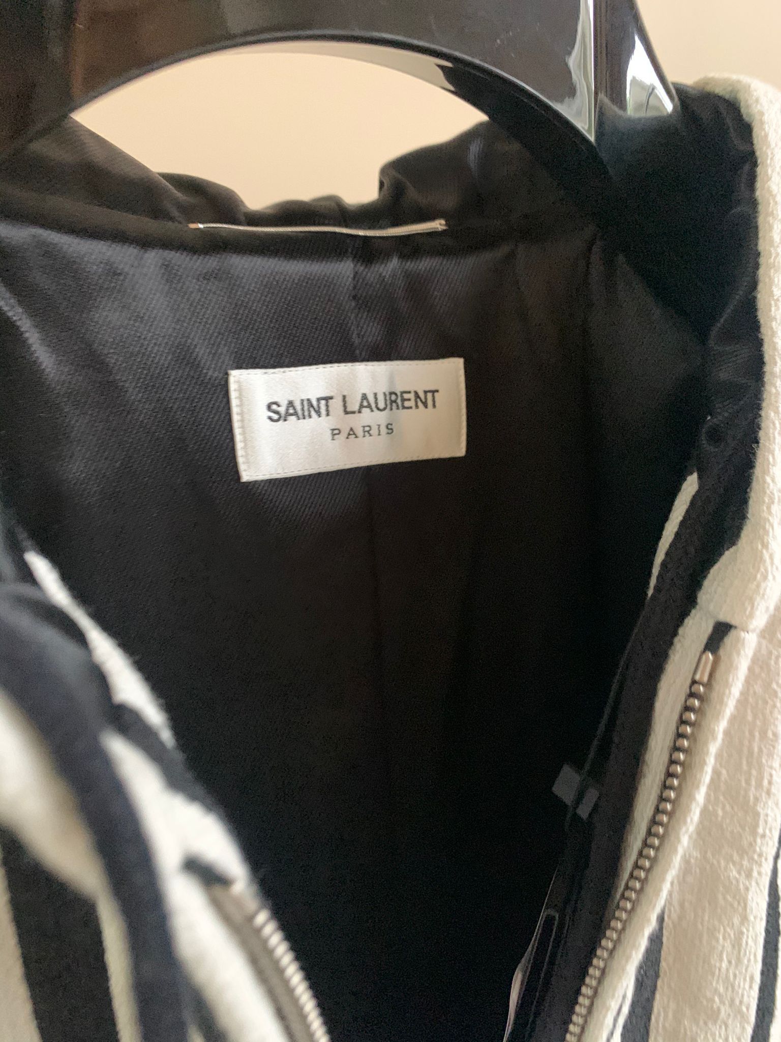 Saint Laurent Paris Teddy Baha Jacket in Boucle Rayure Size US M / EU 48-50 / 2 - 12 Thumbnail