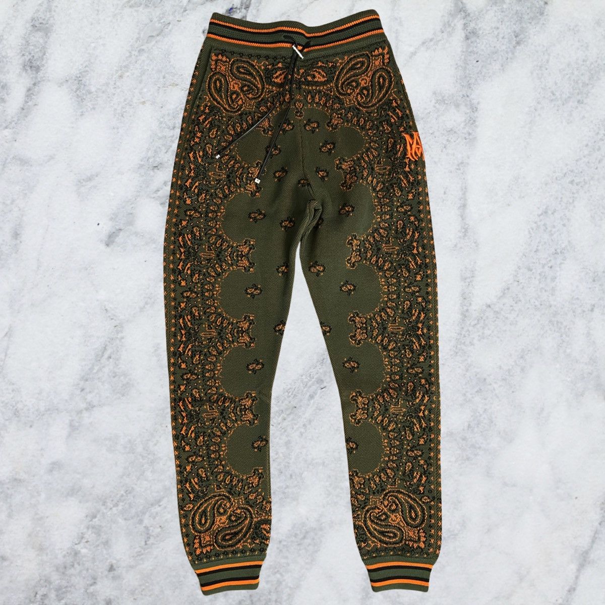 image of 1K Dswt Small Amiri B-Ball Cashmere Jogger in Green, Men's (Size 30)