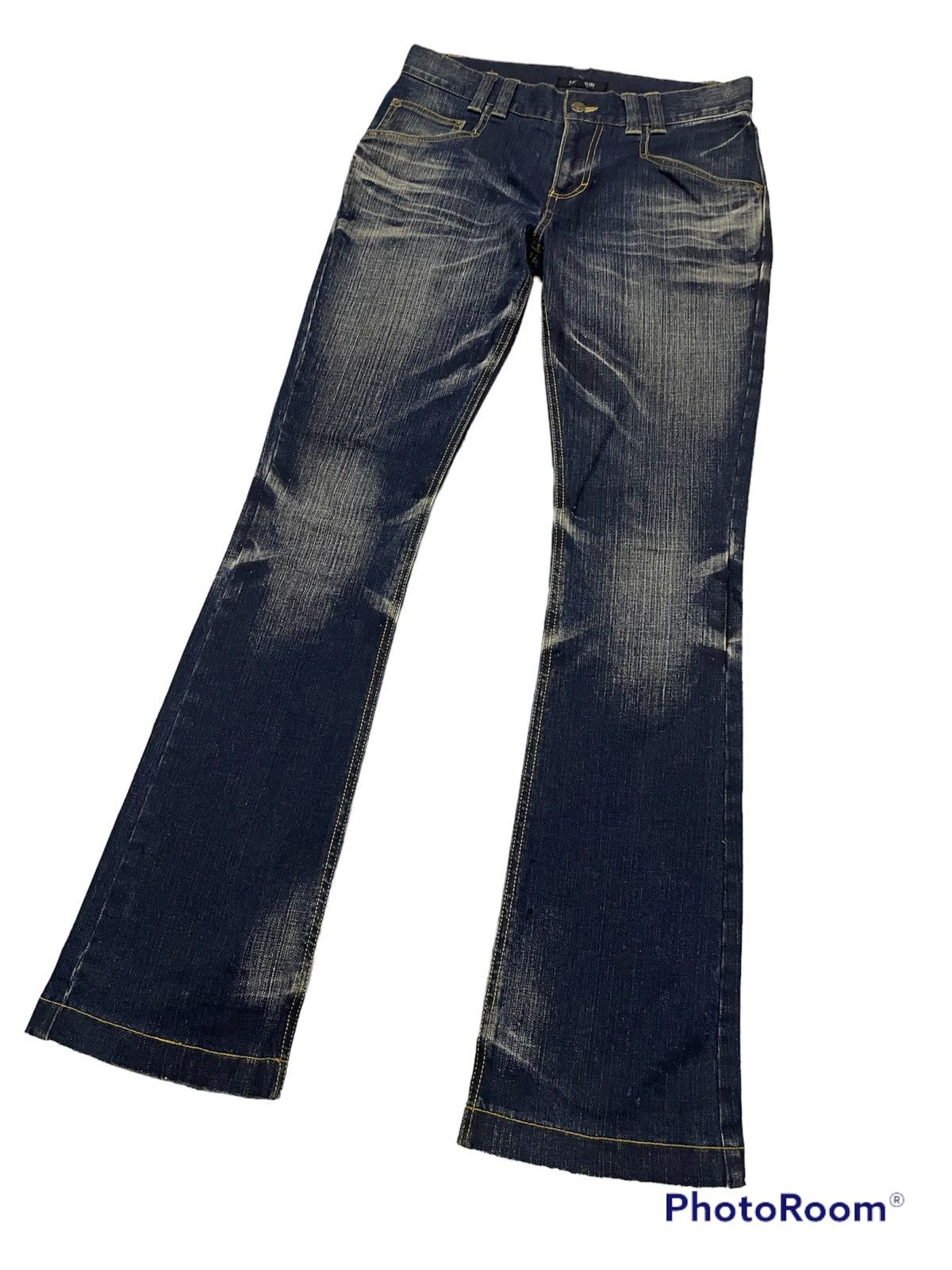 Japanese Brand MICHEAL KLEIN HOMME FLARE JEANS Size US 31 - 3 Thumbnail