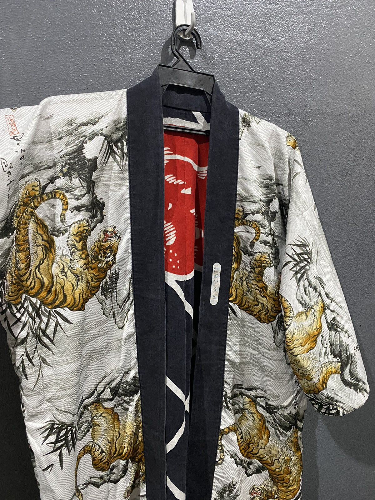 Other Vintage Dragon Motives Japanese Reversible Kimono Size US L / EU 52-54 / 3 - 3 Thumbnail