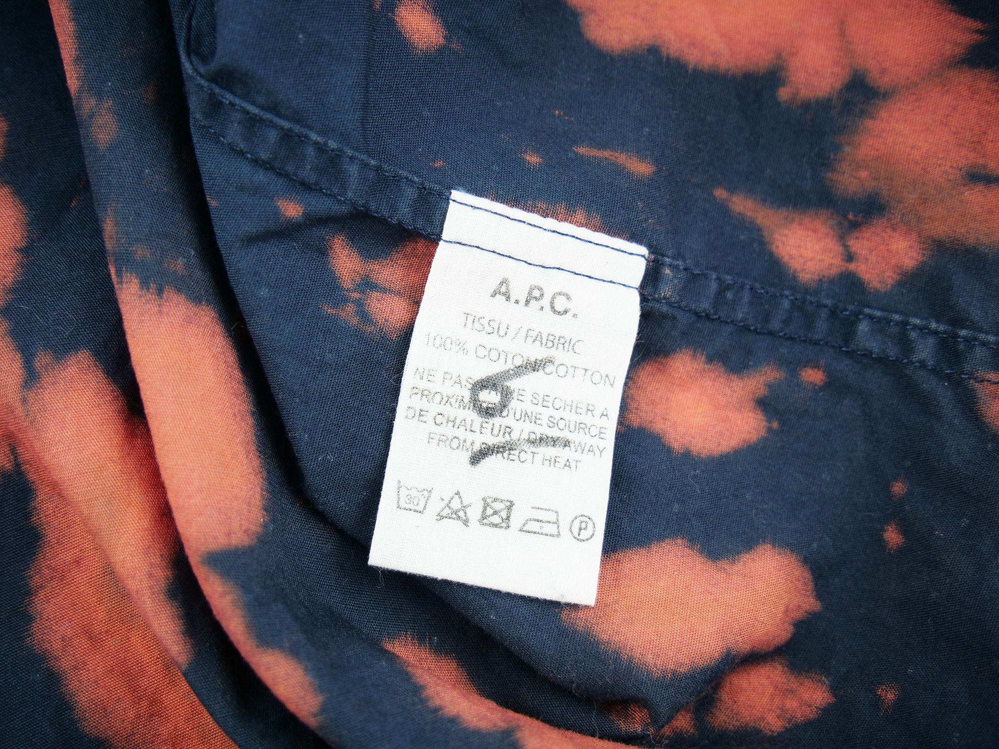 A.P.C. A.P.C. Rue Madame Paris tie dye womens shirt Size M / US 6-8 / IT 42-44 - 7 Thumbnail