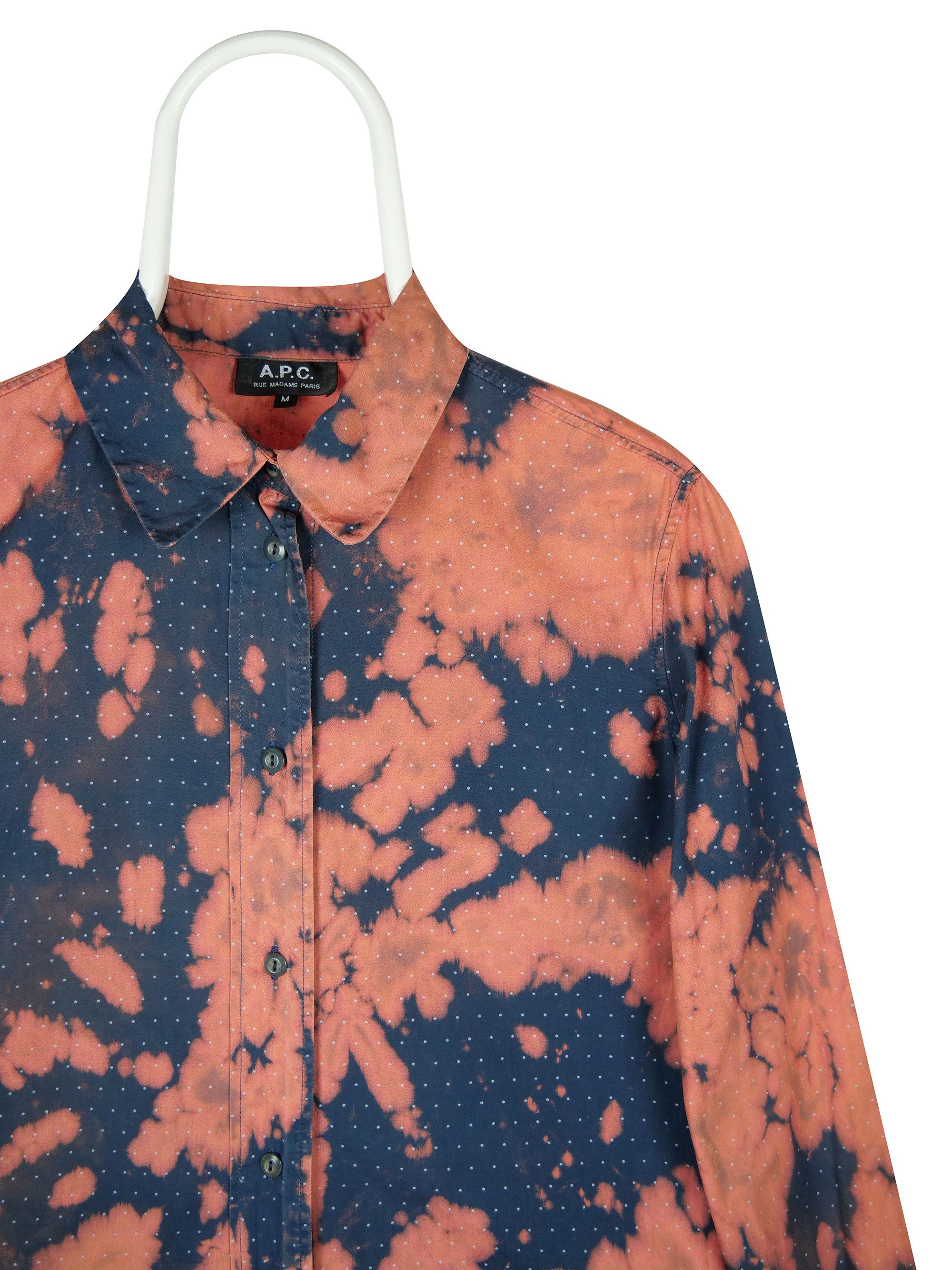 A.P.C. A.P.C. Rue Madame Paris tie dye womens shirt Size M / US 6-8 / IT 42-44 - 1 Thumbnail