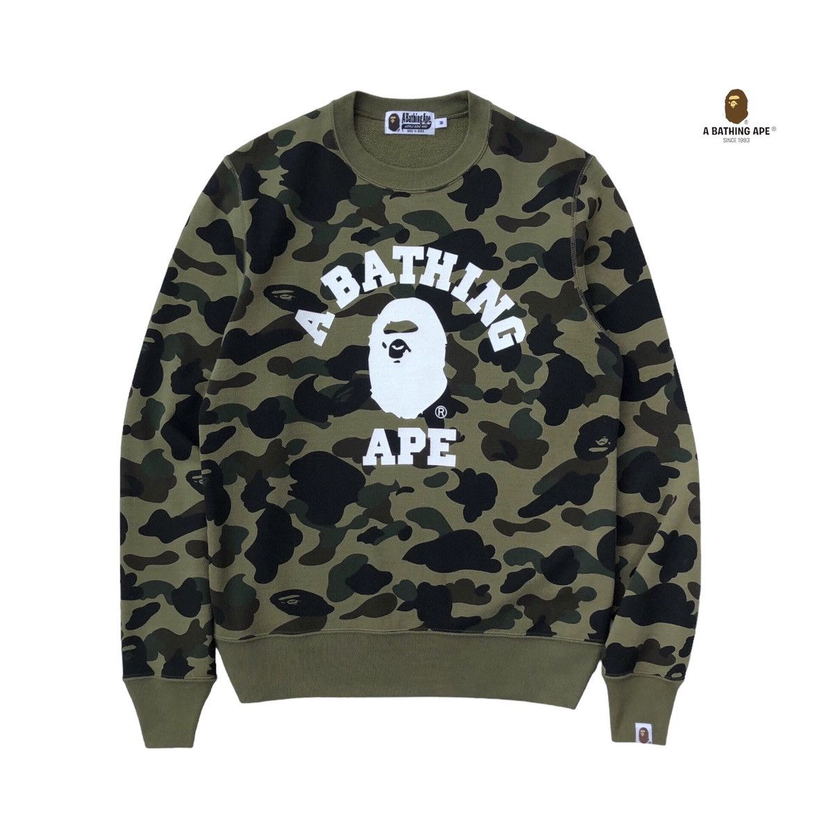 1st Camo College Crewneck