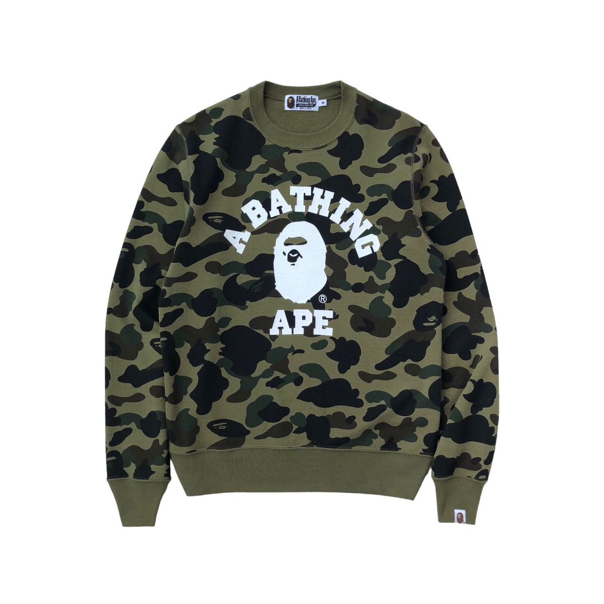 Bape 1st Camo College Crewneck Size US M / EU 48-50 / 2 - 3 Thumbnail