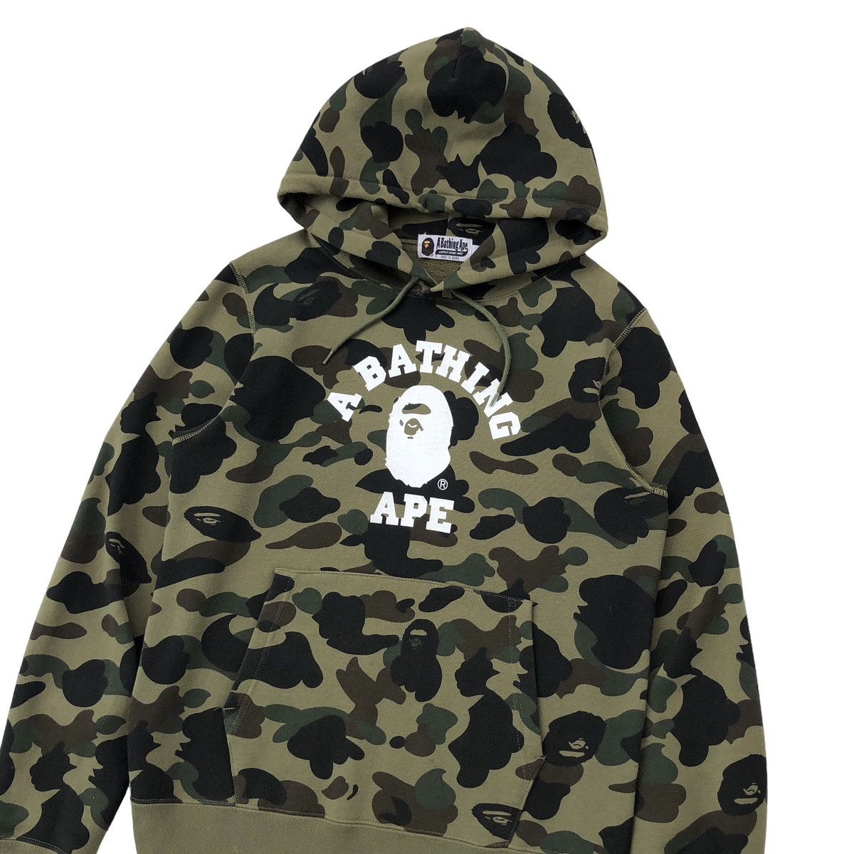 Bape 1st Camo College Pullover Hoodie Size US M / EU 48-50 / 2 - 3 Thumbnail
