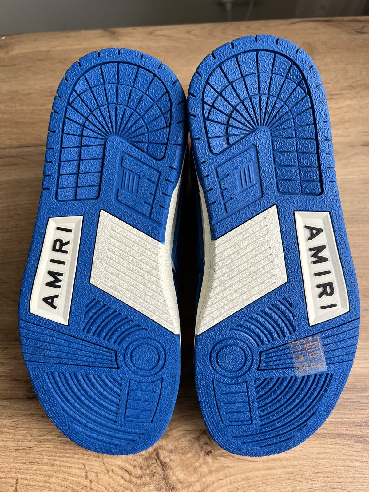 Amiri AMIRI WHITE/ BLUE SKEL HI SNEAKER Size US 7 / EU 40 - 11 Thumbnail