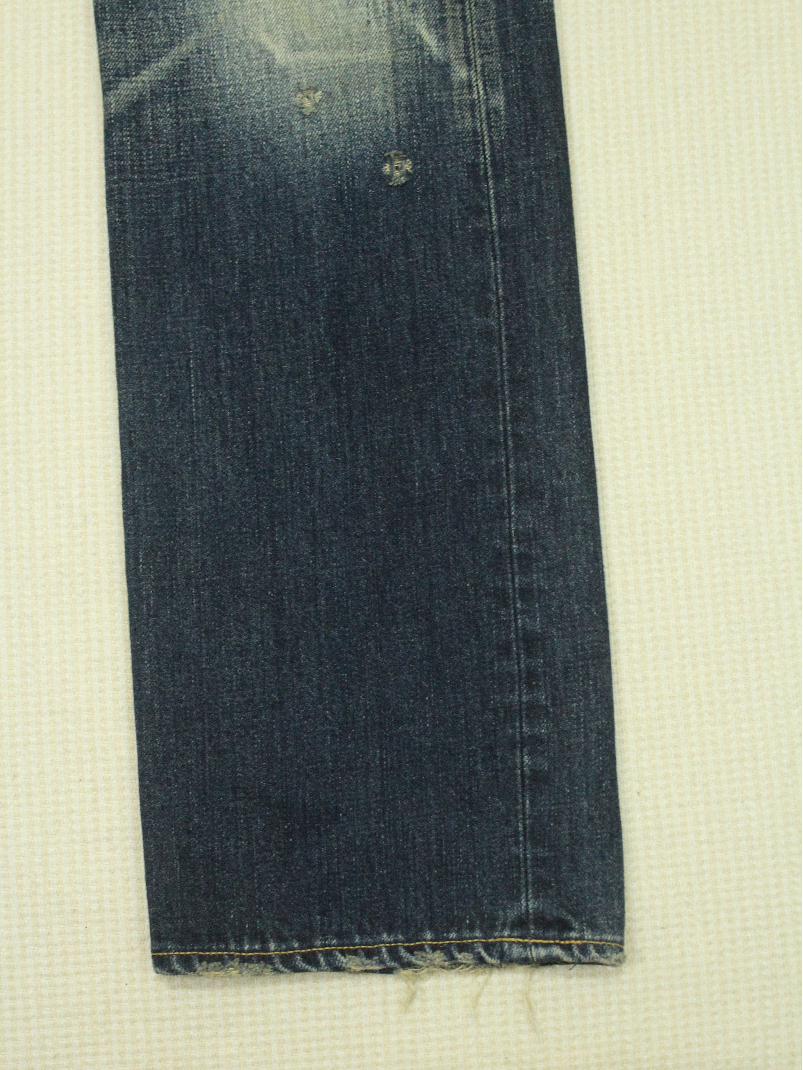 Eternal ETERNAL Denim SASHIKO BORO Patchwork Low Rise Size US 30 / EU 46 - 7 Thumbnail