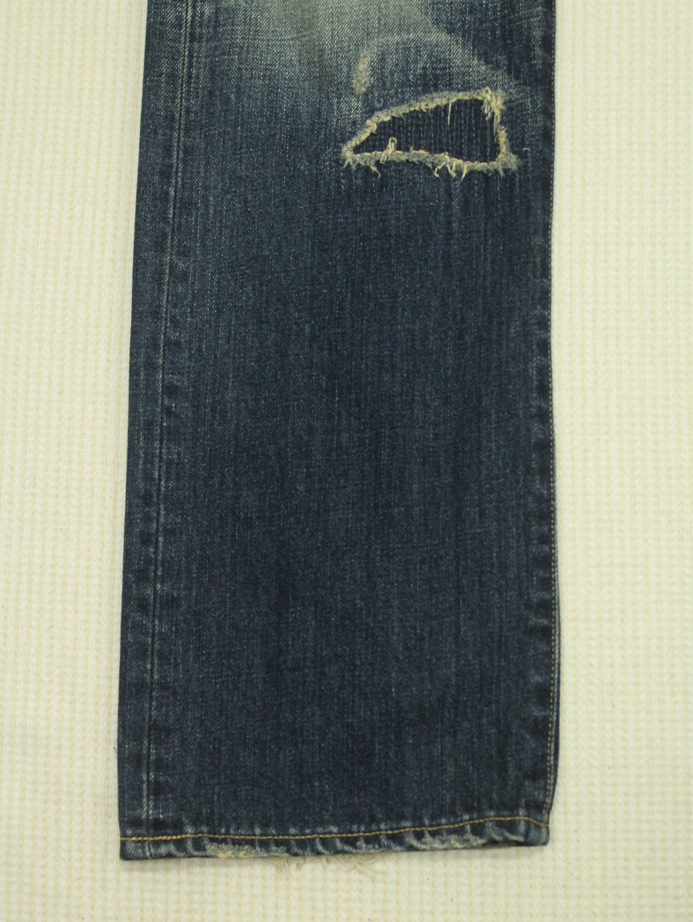 Eternal ETERNAL Denim SASHIKO BORO Patchwork Low Rise Size US 30 / EU 46 - 6 Thumbnail