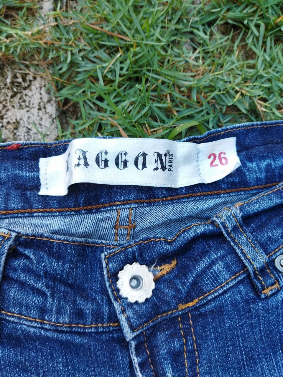 Japanese Brand Vintage Waggon Japan Made For Punk Double Waist Jeans Size 26" / US 2 / IT 38 - 13 Thumbnail