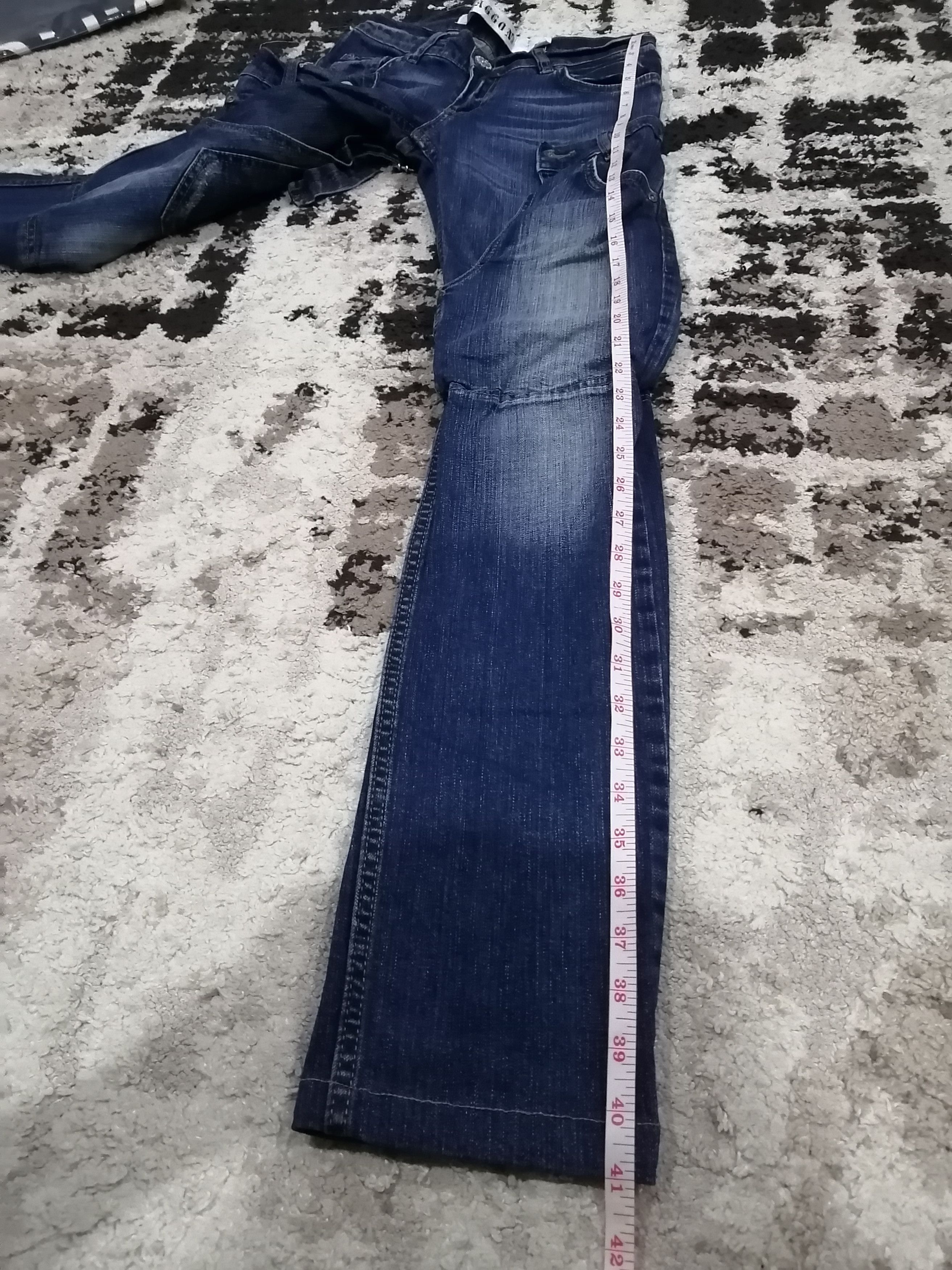 Japanese Brand Vintage Waggon Japan Made For Punk Double Waist Jeans Size 26" / US 2 / IT 38 - 19 Thumbnail