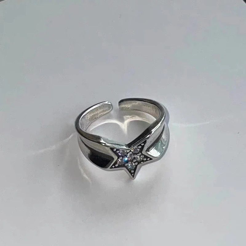 Handmade Star Resizable Rings Size ONE SIZE - 2 Thumbnail