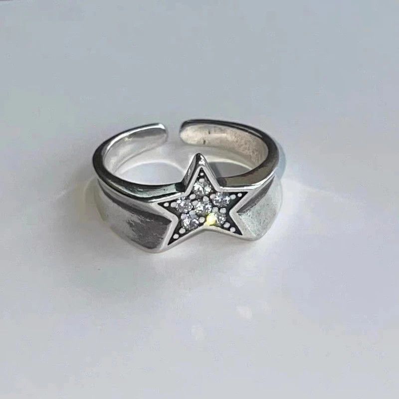 Handmade Star Resizable Rings Size ONE SIZE - 1 Thumbnail