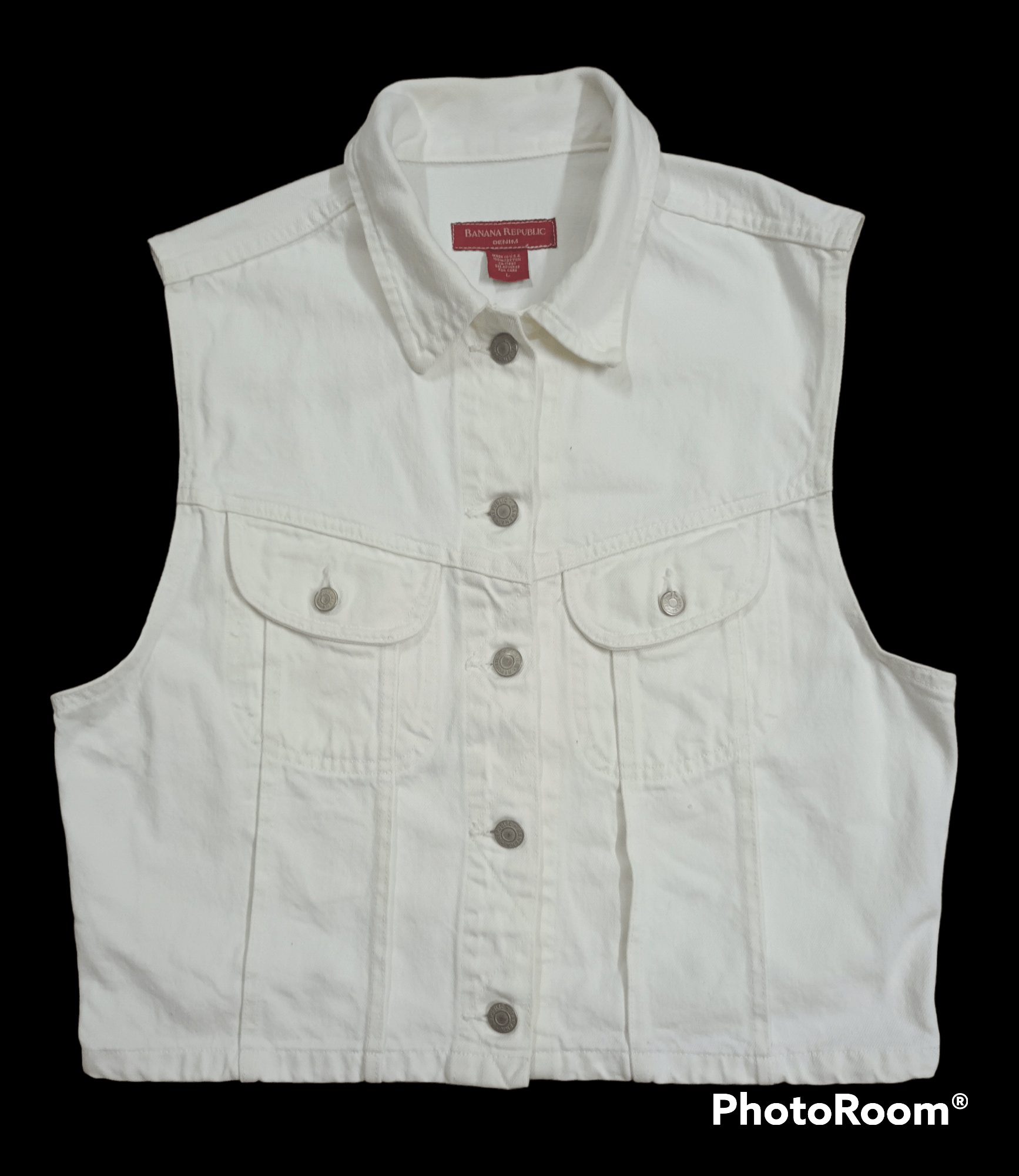 Banana Republic 🔥 BANANA REPUBLIC USA DENIM VEST 🔥 Size US M / EU 48-50 / 2 - 1 Thumbnail