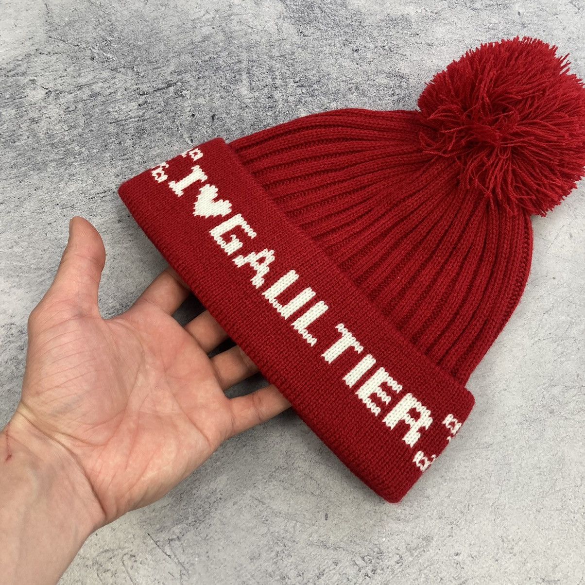 Vintage Jean Paul Gaultier big logo y2k designer hat 90’s