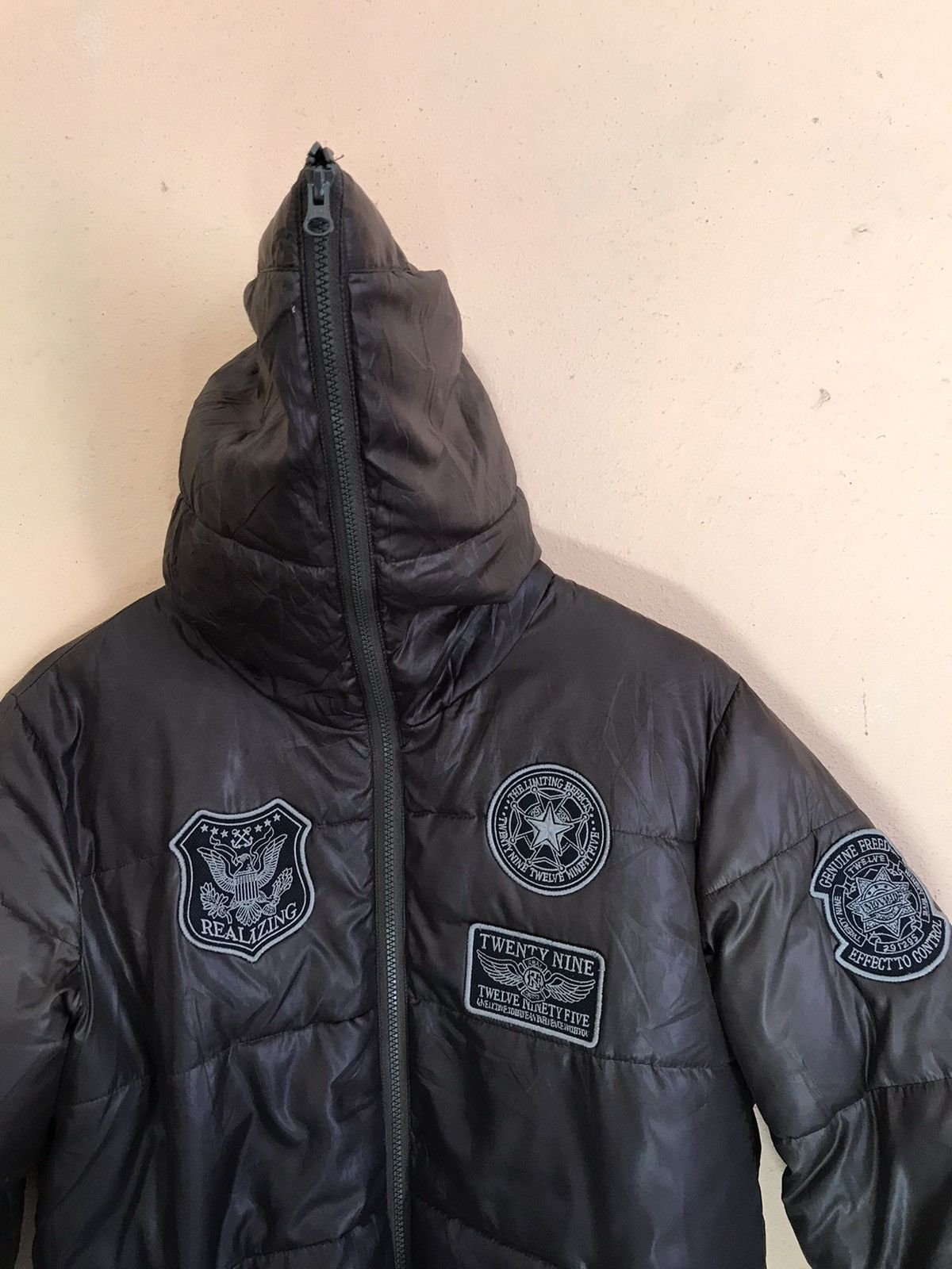 Japanese Brand × Vintage SHARK HOODIE DOWN JACKET Size US M / EU 48-50 / 2 - 5 Thumbnail
