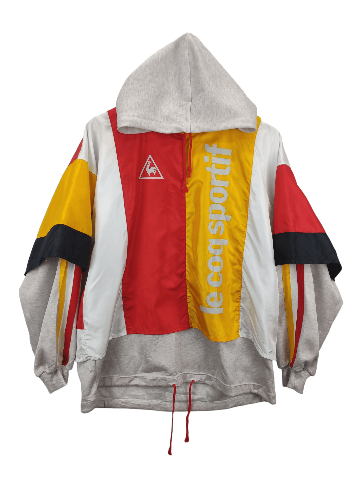 Japanese Brand × Le Coq Sportif × Vintage Vintage Le Coq Sportif Hoodie Big Logo Size US L / EU 52-54 / 3 - 2 Thumbnail