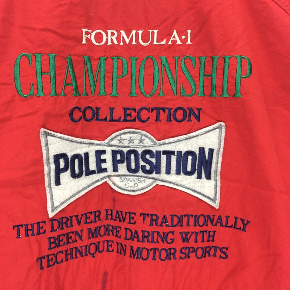 Formula 1 × Sports Specialties Vintage John Weery Formula 1 Championship Bomber Jacket Size US L / EU 52-54 / 3 - 3 Thumbnail