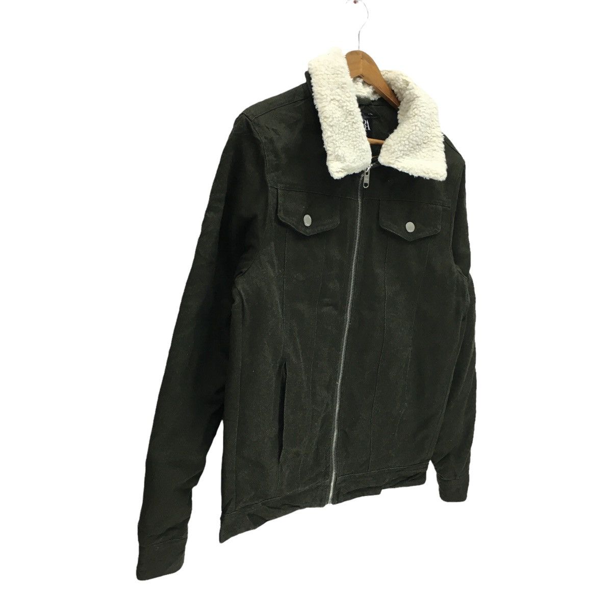 Seditionaries × Zara Vintage Zara Sherpa Collar Jacket Size US S / EU 44-46 / 1 - 4 Thumbnail