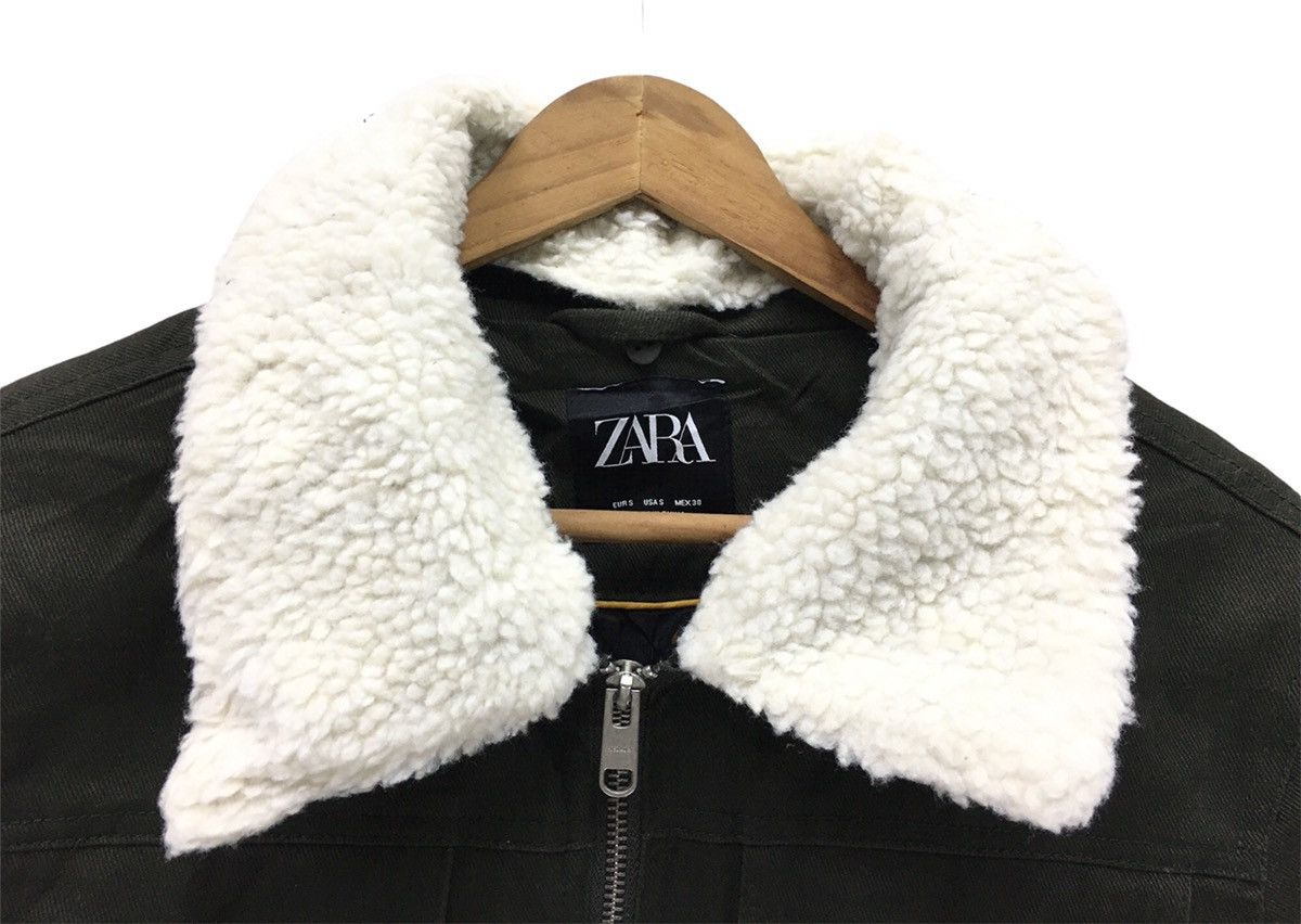Seditionaries × Zara Vintage Zara Sherpa Collar Jacket Size US S / EU 44-46 / 1 - 7 Thumbnail