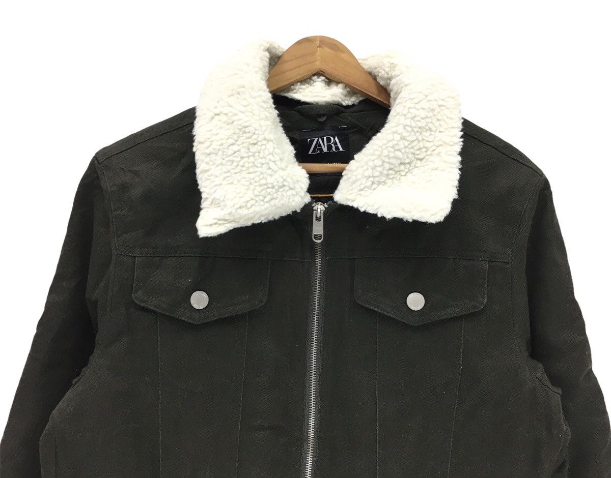 Seditionaries × Zara Vintage Zara Sherpa Collar Jacket Size US S / EU 44-46 / 1 - 2 Thumbnail