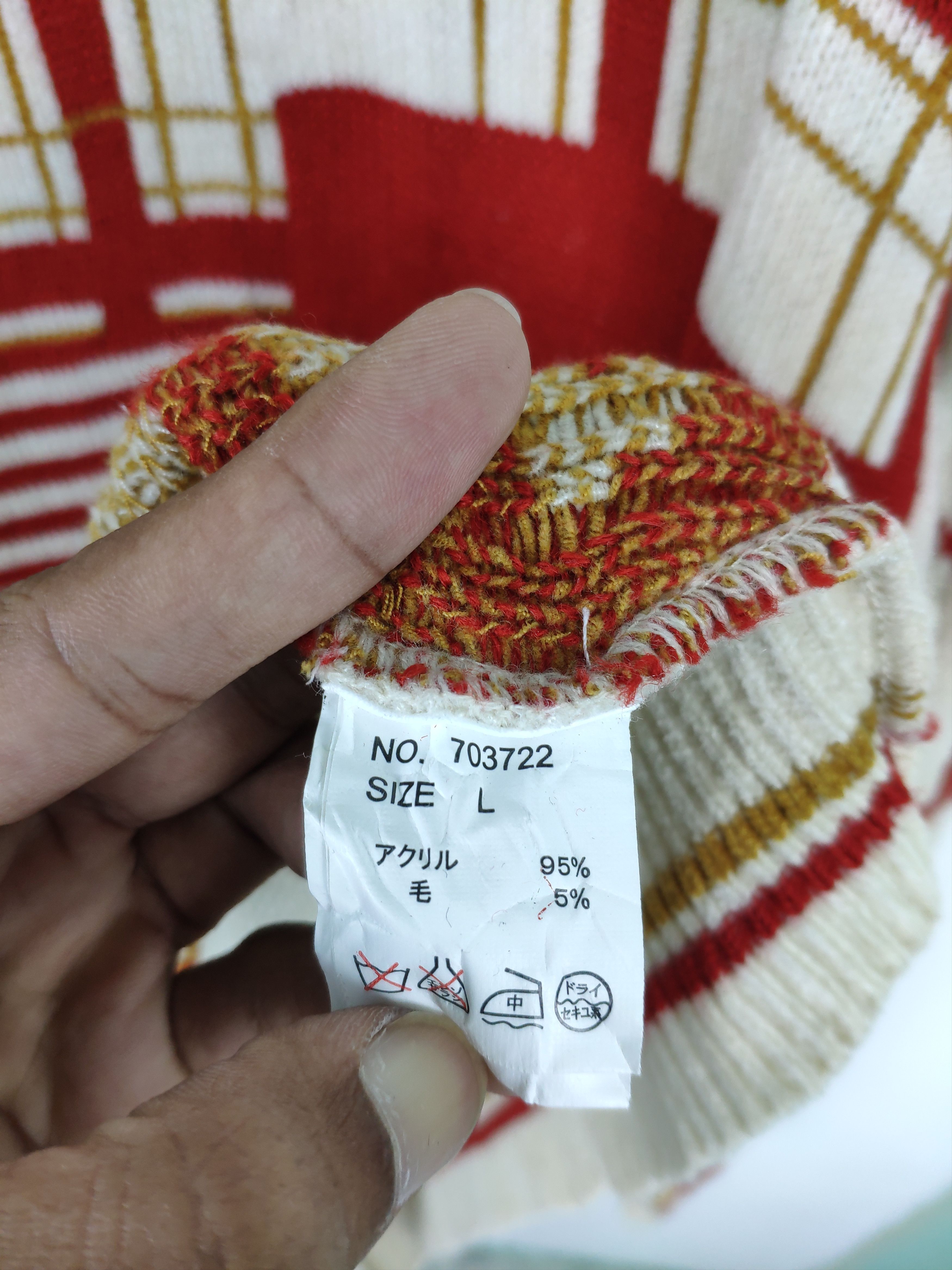 Aran Isles Knitwear × Japanese Brand Steal 💥 Vintage Wool Knit Sweater Rome Empire Motif Size US L / EU 52-54 / 3 - 9 Thumbnail