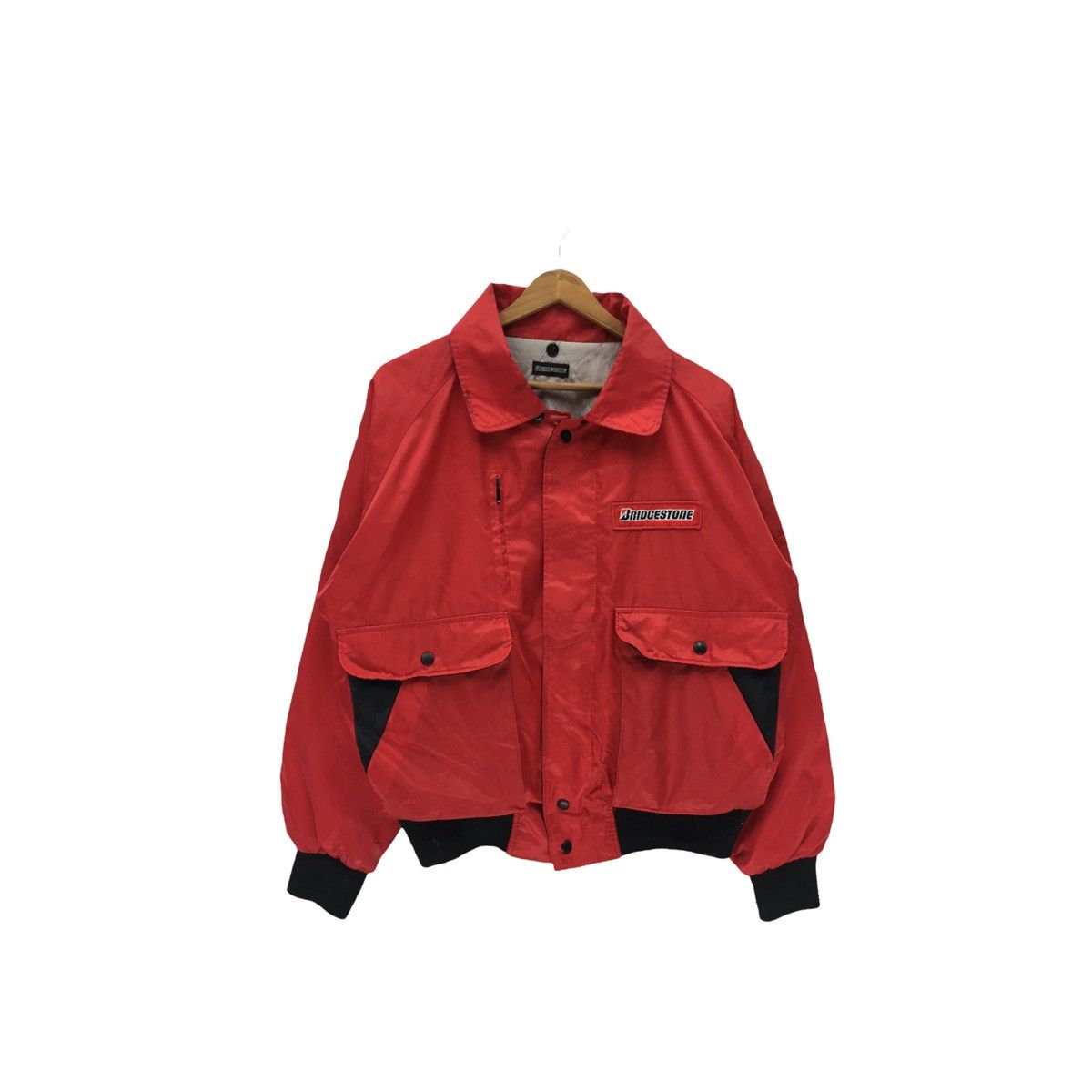 Sports Specialties × Vintage Vintage Bridgestone Big Logo Motorsports Racing Jacket Size US M / EU 48-50 / 2 - 1 Thumbnail