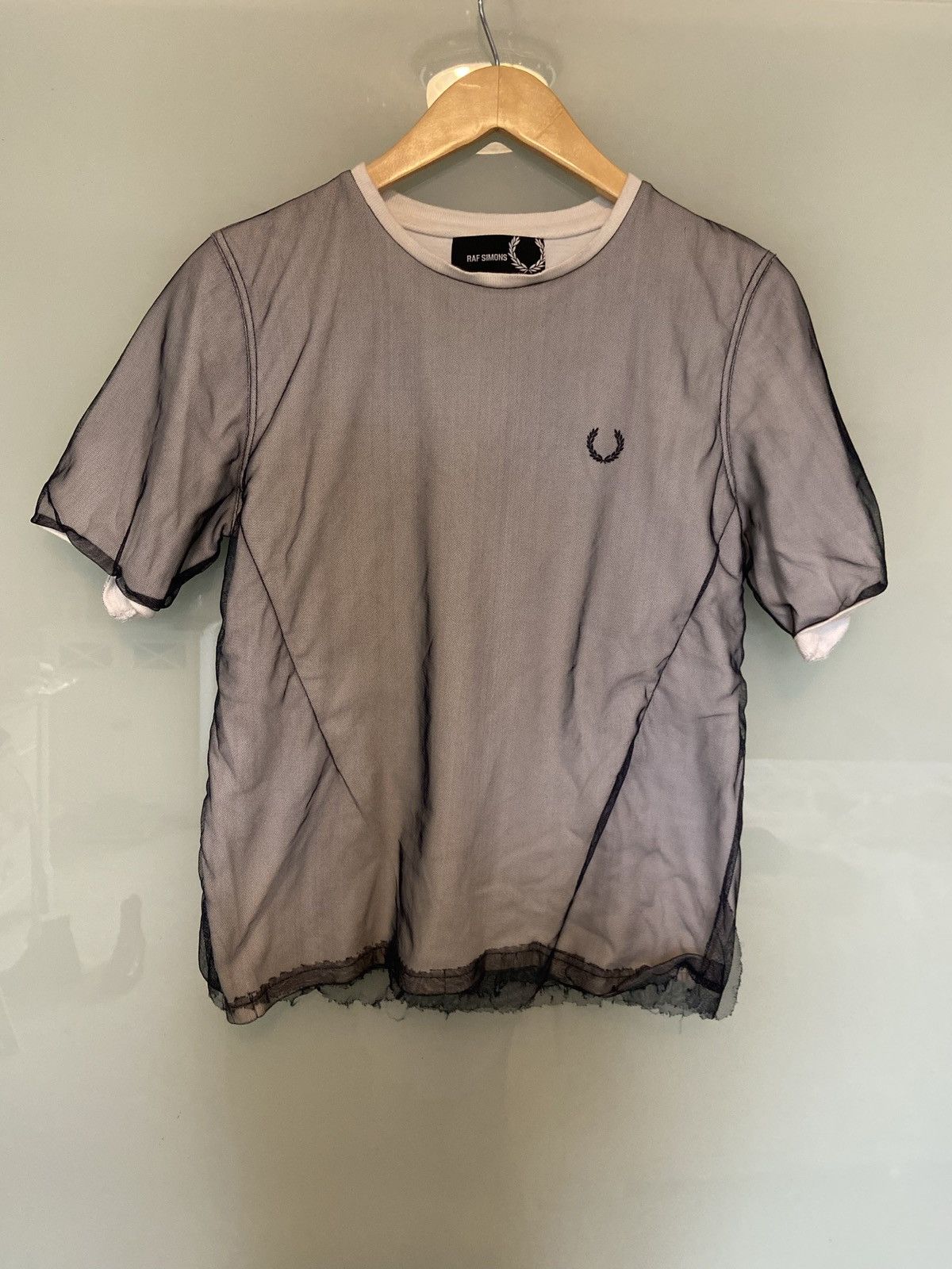 Raf Simons raf simons x Fred perry Cool mesh overlay t shirt Size S / US 4 / IT 40 - 1 Thumbnail