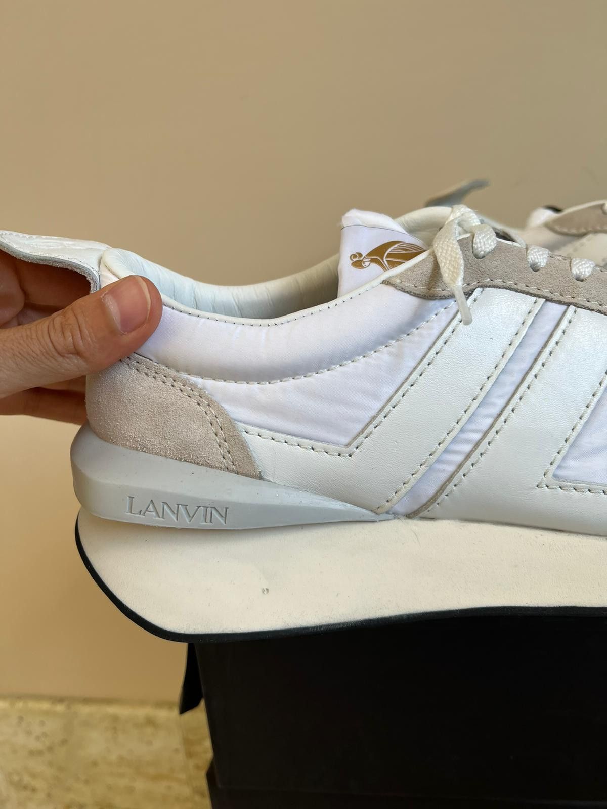 Lanvin o1rshd1 DUP / Q:2 Runner Trainer Sneakers in Multicolor Size US 12 / EU 45 - 9 Thumbnail
