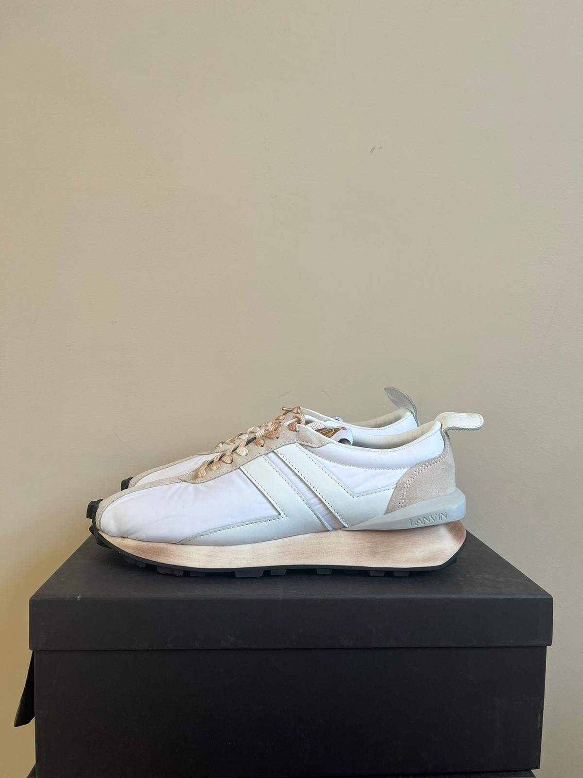 image of Lanvin Runner Trainer Sneakers In Multicolor, Men's (Size 11)