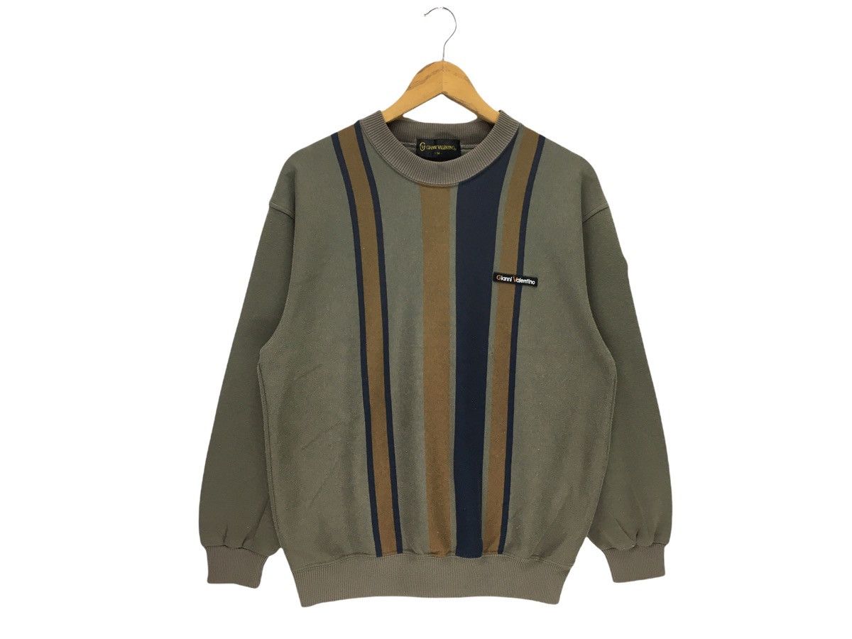 Designer × Gianni Valentino × Valentino Vintage Gianni Valentino Nice Design Sweatshirt Size US M / EU 48-50 / 2 - 1 Thumbnail