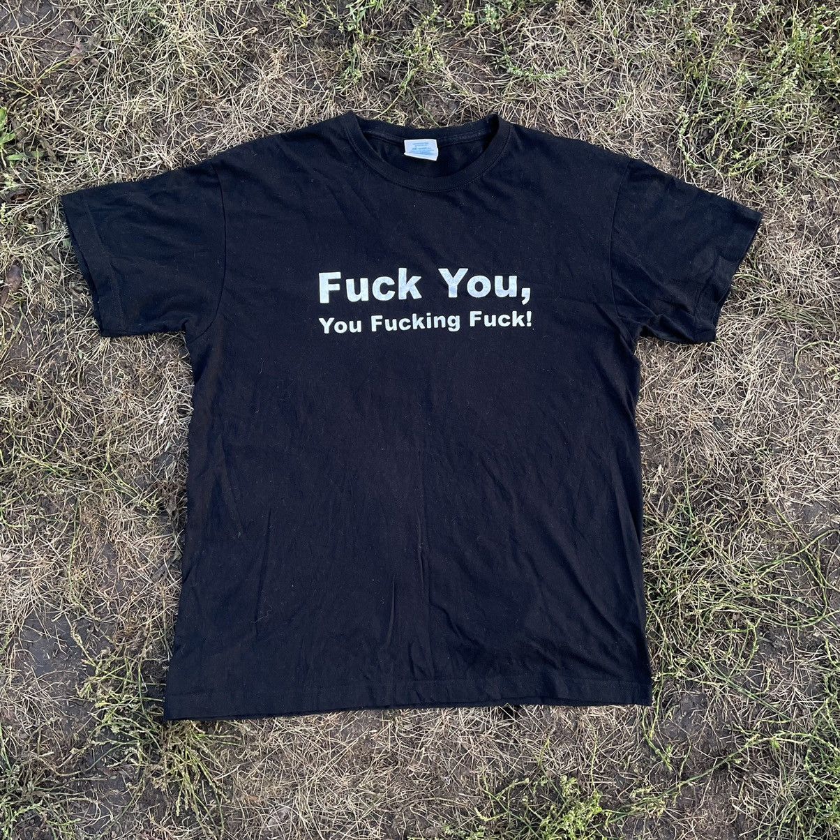 Vintage Vintage Y2K ADULT “ Fu🗯clothes You Fu🗯king Fu🗯k “ Humor Size US L / EU 52-54 / 3 - 1 Thumbnail