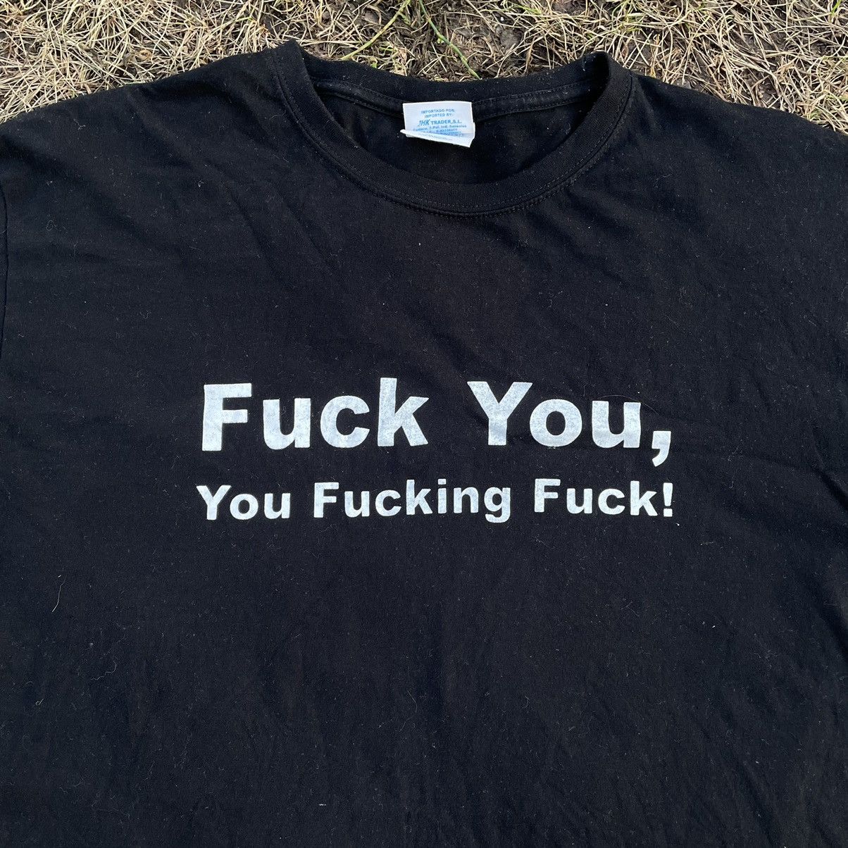 Vintage Vintage Y2K ADULT “ Fu🗯clothes You Fu🗯king Fu🗯k “ Humor Size US L / EU 52-54 / 3 - 4 Thumbnail
