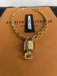 LOUIS VUITTON Louis Vuitton Pandantif Lockit Necklace Q93559 Silver 925  Ladies
