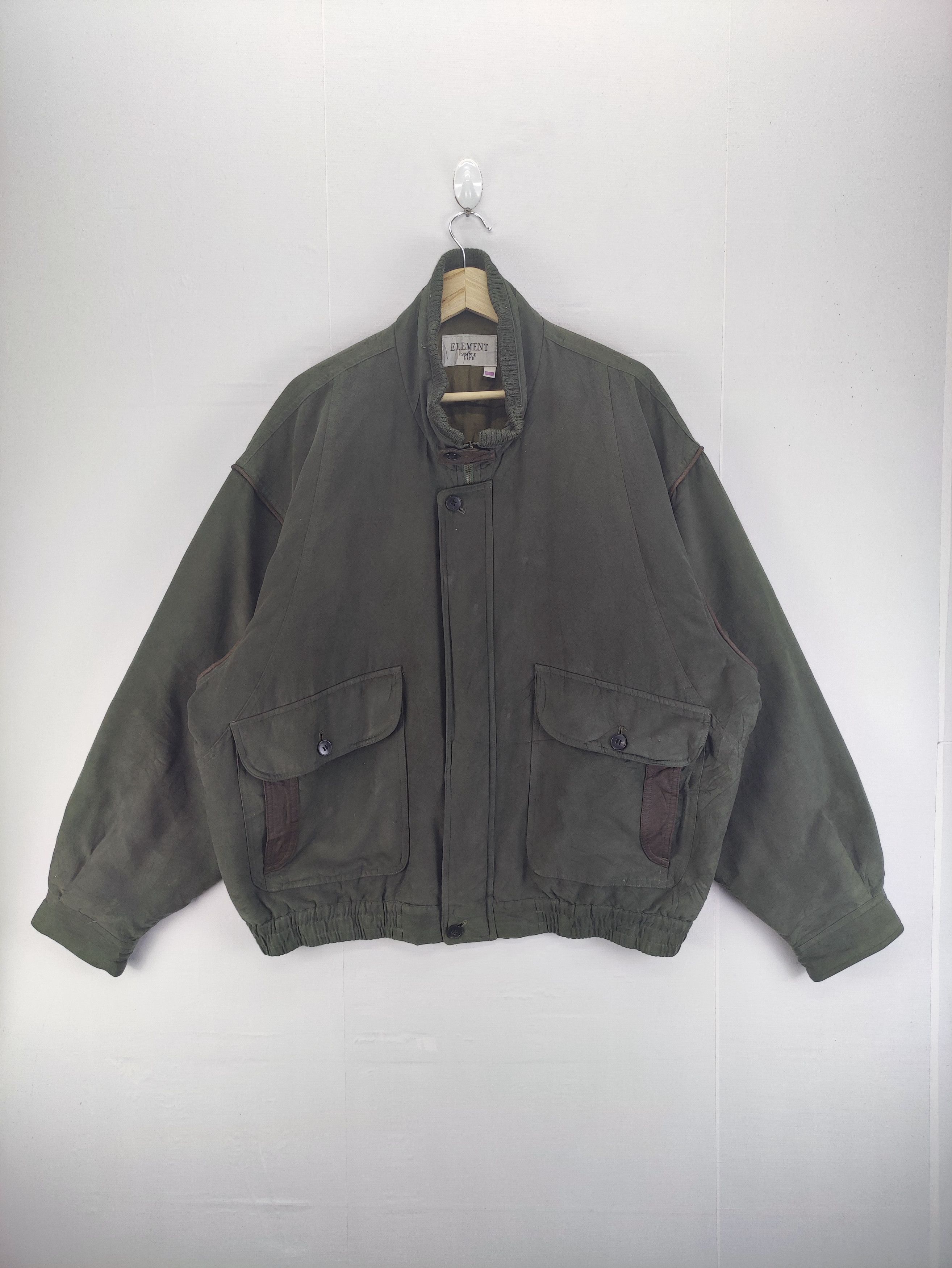 Vintage Element Casual Jacket Zipper