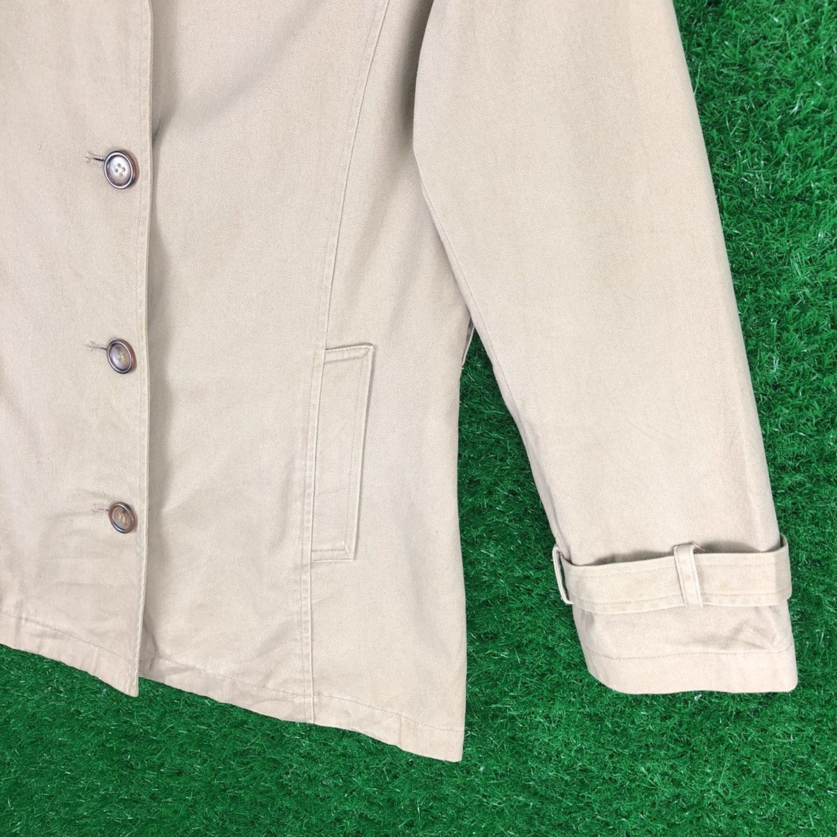 Designer × Vintage Vintage Trench Coat Women Jacket by Refreshing Size M / US 6-8 / IT 42-44 - 3 Thumbnail
