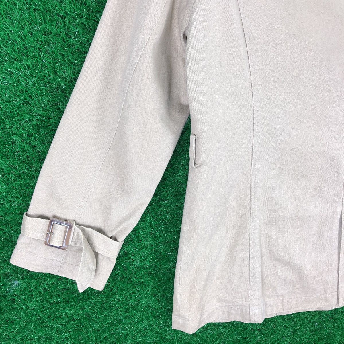 Designer × Vintage Vintage Trench Coat Women Jacket by Refreshing Size M / US 6-8 / IT 42-44 - 6 Thumbnail