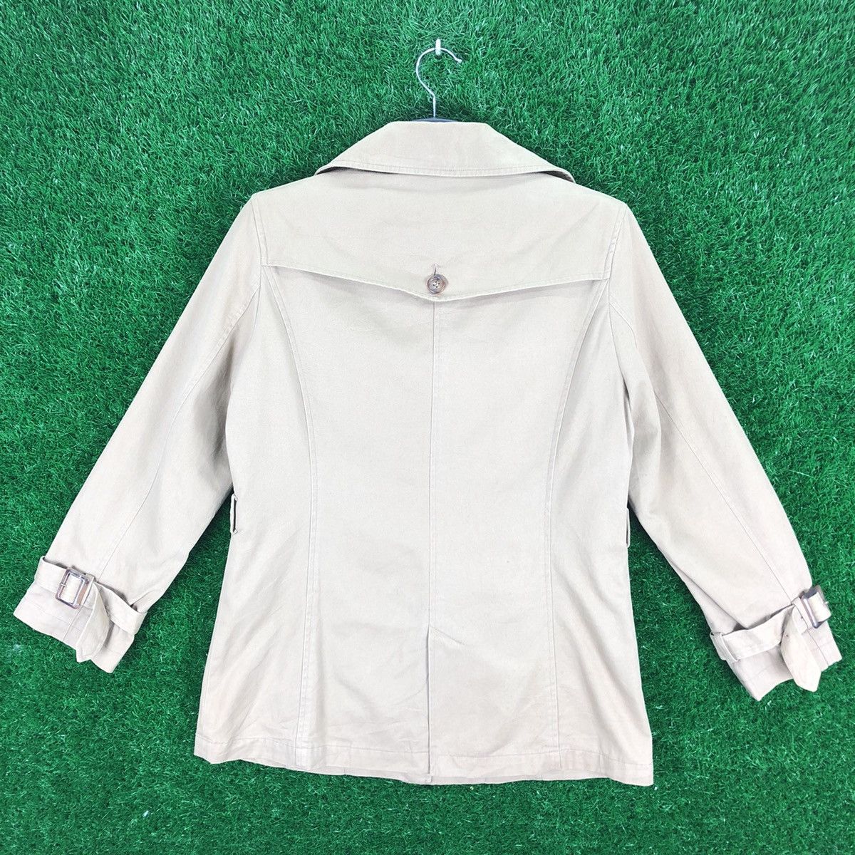 Designer × Vintage Vintage Trench Coat Women Jacket by Refreshing Size M / US 6-8 / IT 42-44 - 4 Thumbnail