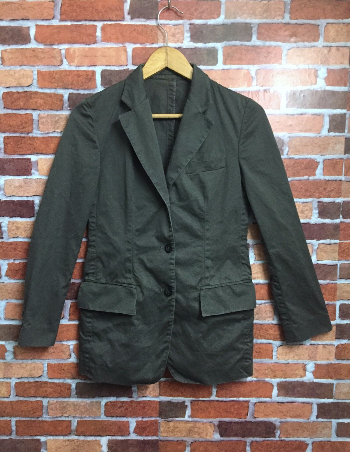 Gucci Gucci Army Green Blazer Size 38L - 1 Thumbnail