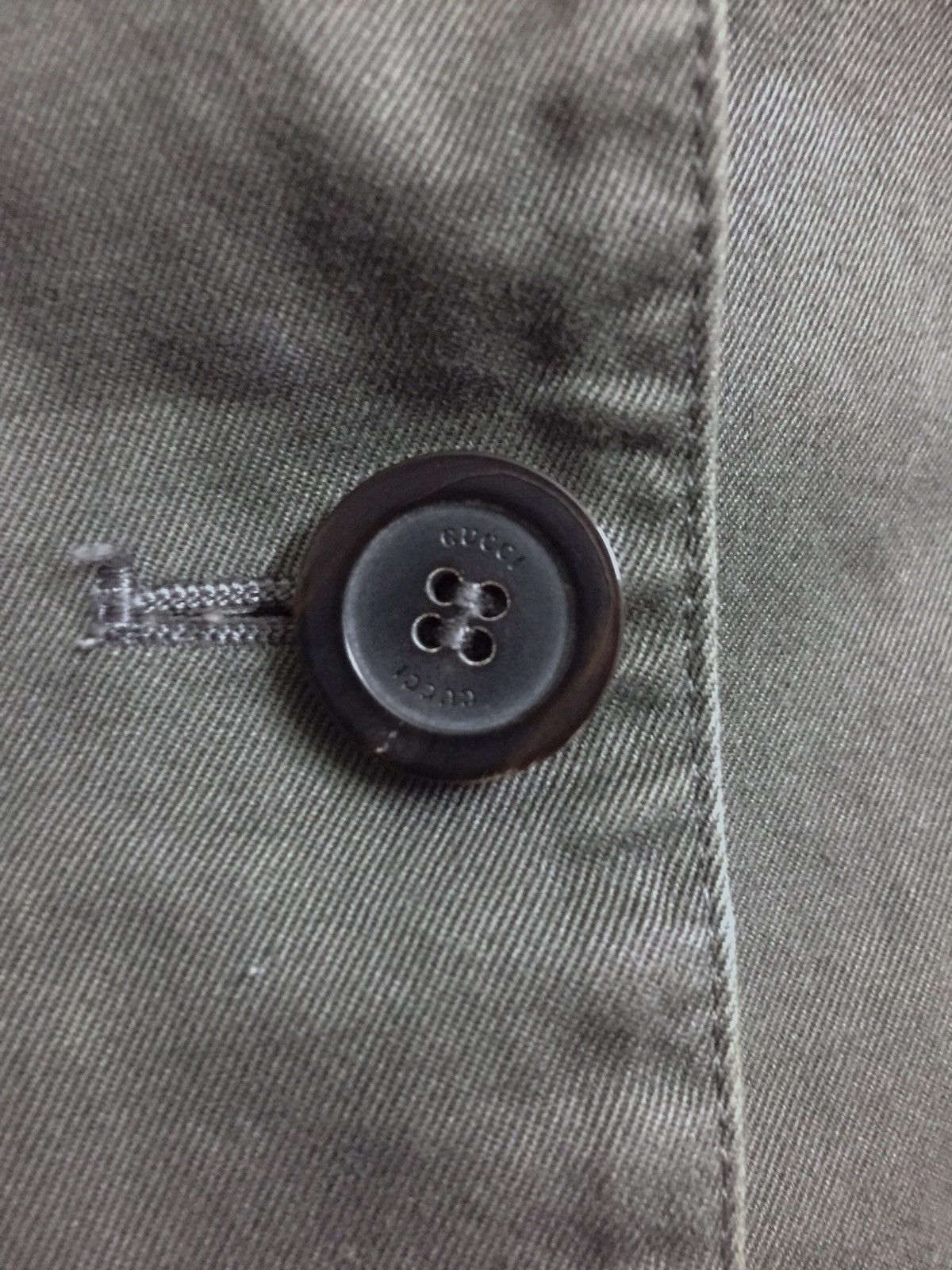 Gucci Gucci Army Green Blazer Size 38L - 7 Thumbnail
