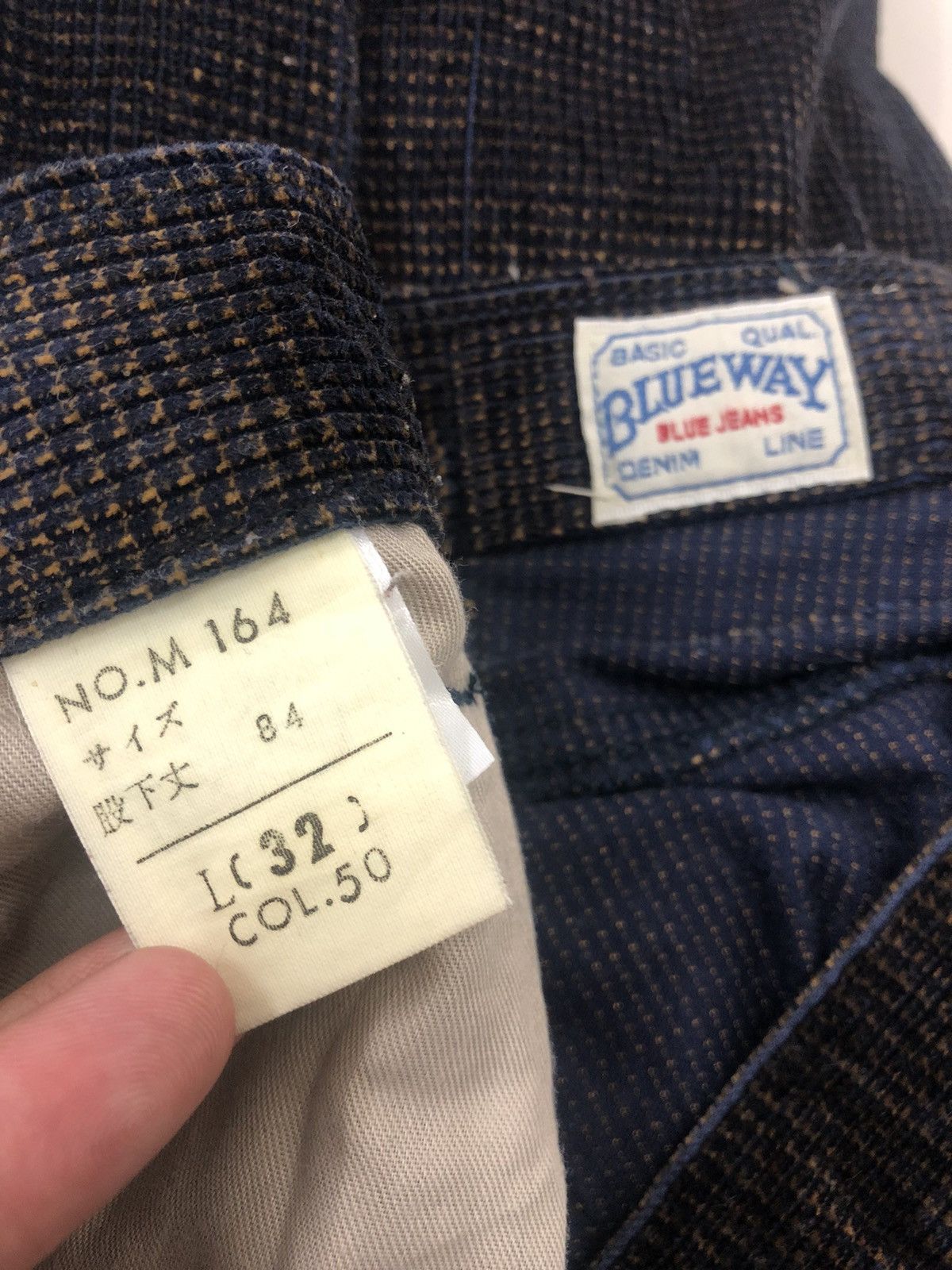 Hysteric Glamour BLUE WAY Jeans Japan Two Tones Colour Corduroy Denim Pant Size US 32 / EU 48 - 4 Thumbnail