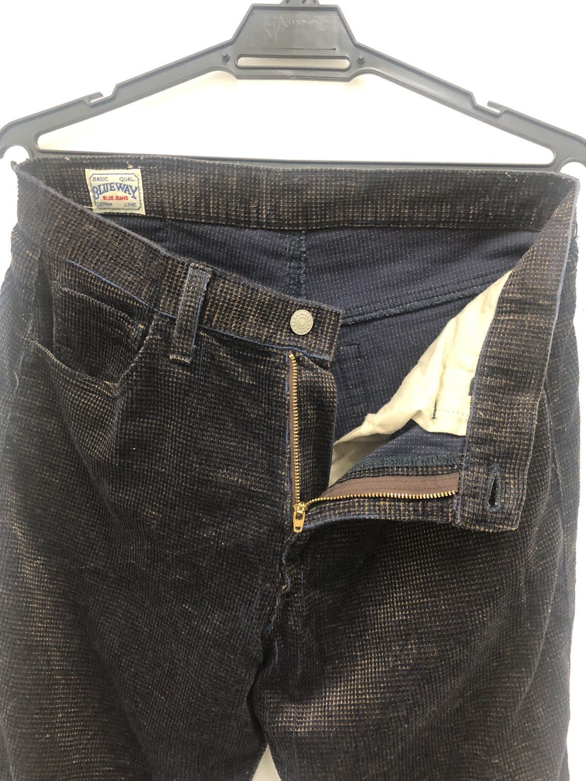 Hysteric Glamour BLUE WAY Jeans Japan Two Tones Colour Corduroy Denim Pant Size US 32 / EU 48 - 6 Thumbnail