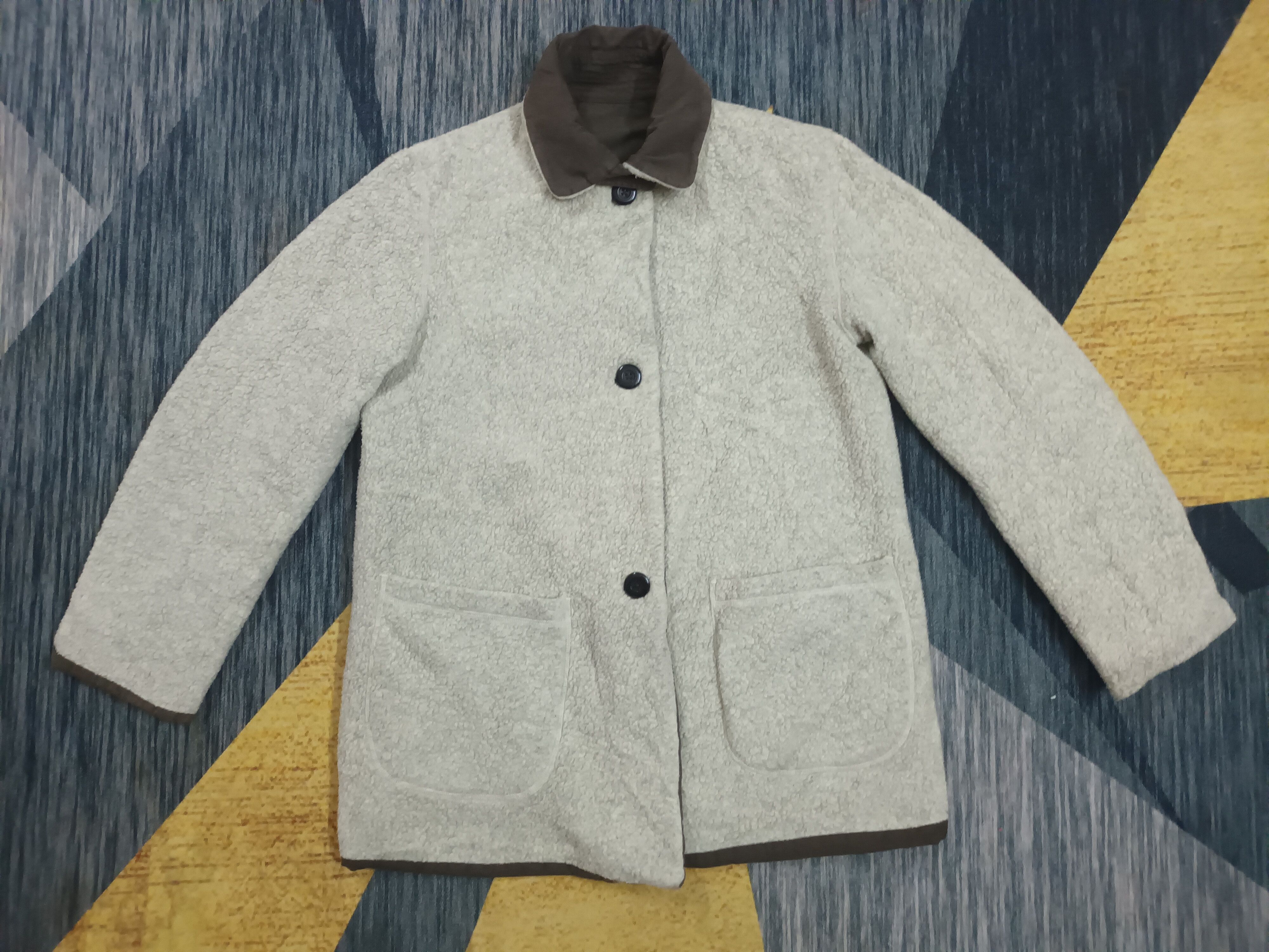 45rpm 🔥 45 rpm REVERSIBLE BUTTON UP JACKET 🔥 Size US L / EU 52-54 / 3 - 2 Thumbnail