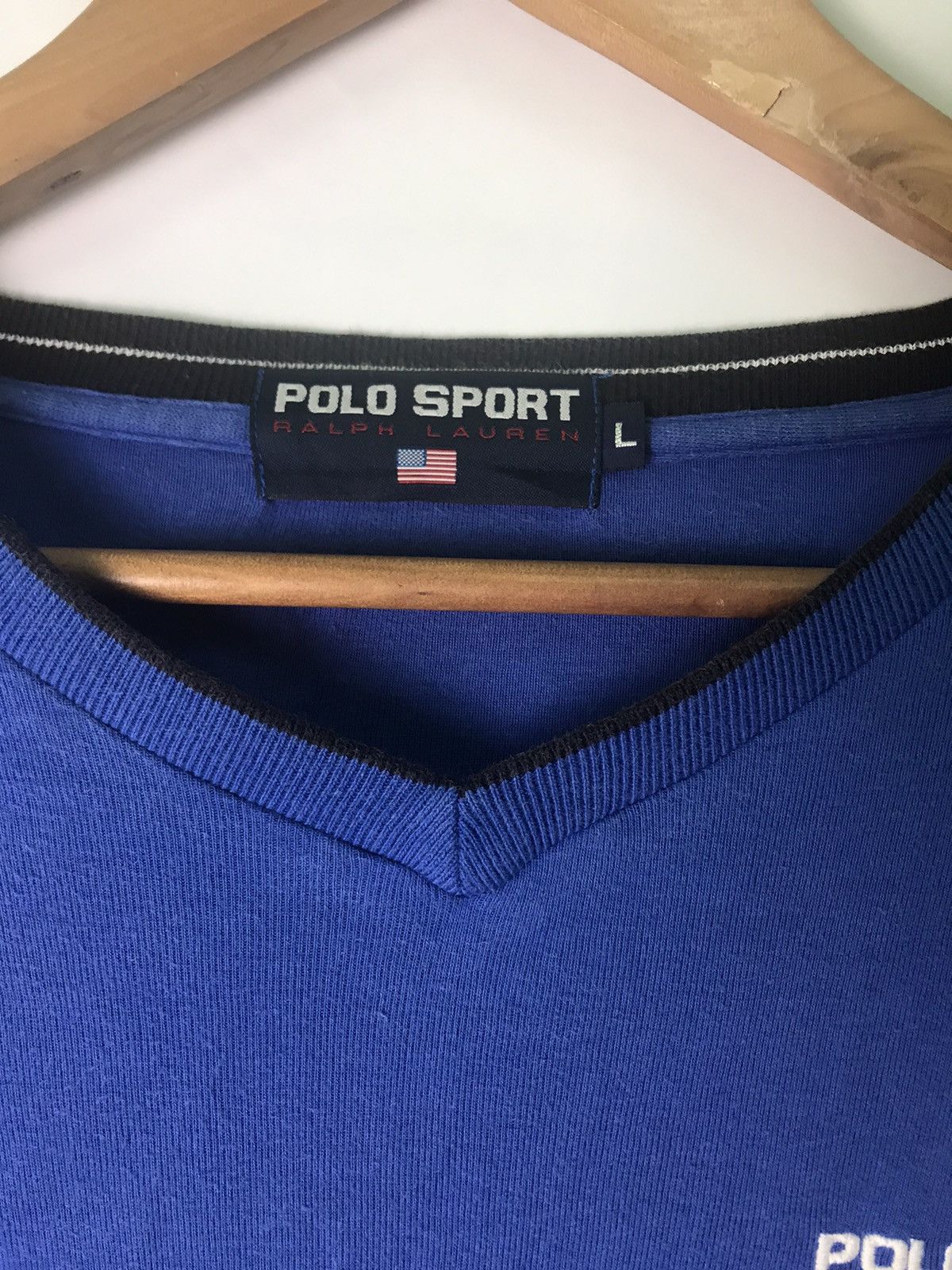 Polo Ralph Lauren × Vintage vintage polo sports tee Size US L / EU 52-54 / 3 - 2 Thumbnail