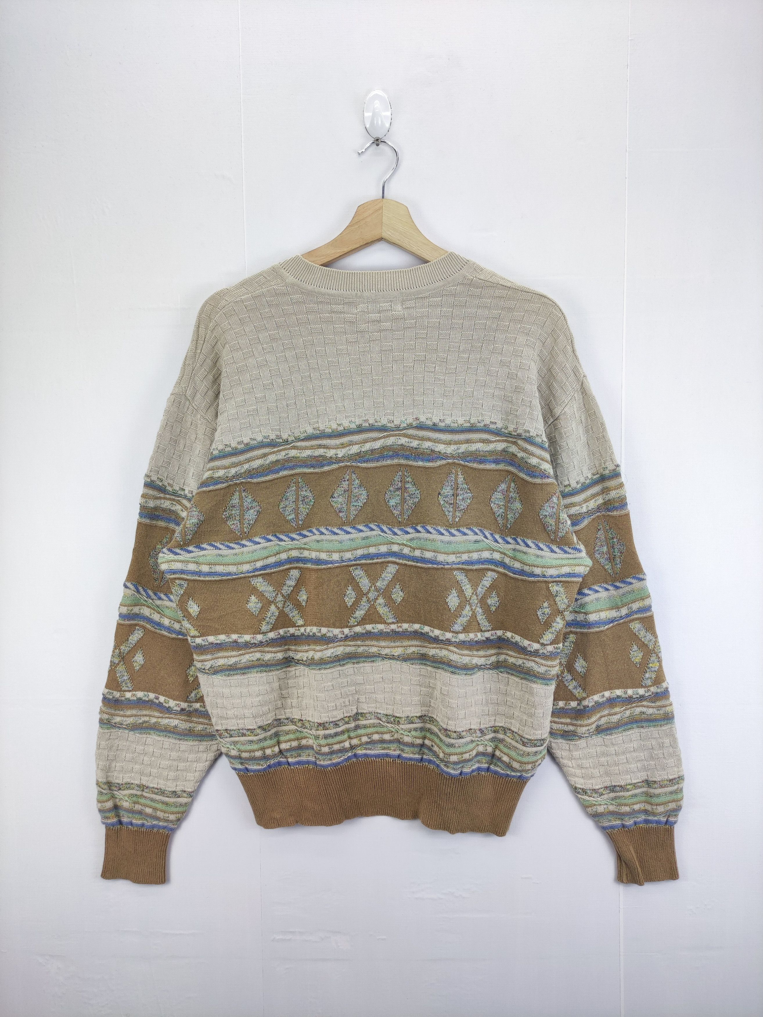 Aran Isles Knitwear Vintage Crocodile Coogi Style Knit Sweater Size US L / EU 52-54 / 3 - 5 Thumbnail