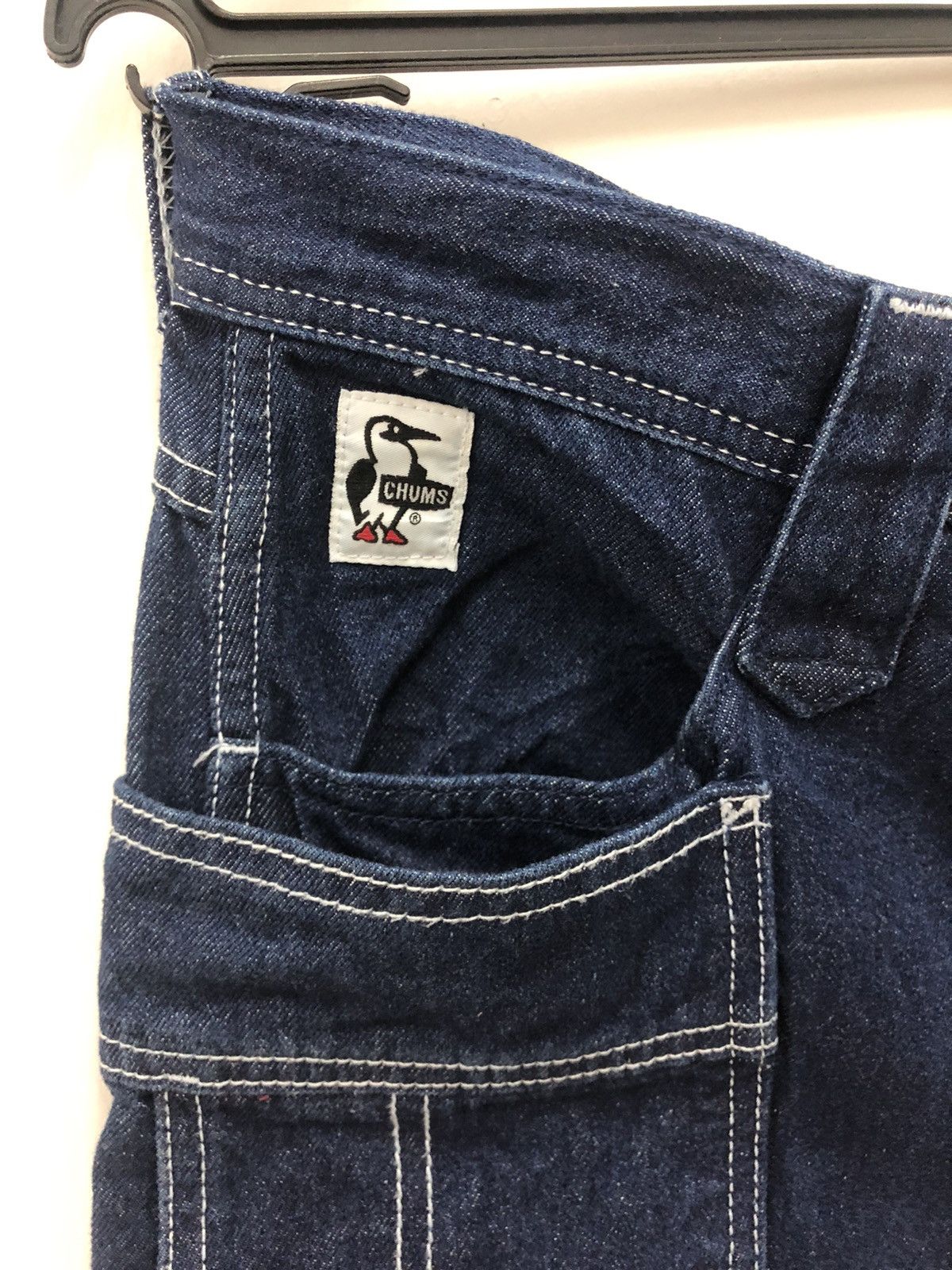 Chums Rare Vintage CHUMS Cargo Tactical Pocket Bondage Denim Pant Size US 32 / EU 48 - 3 Thumbnail