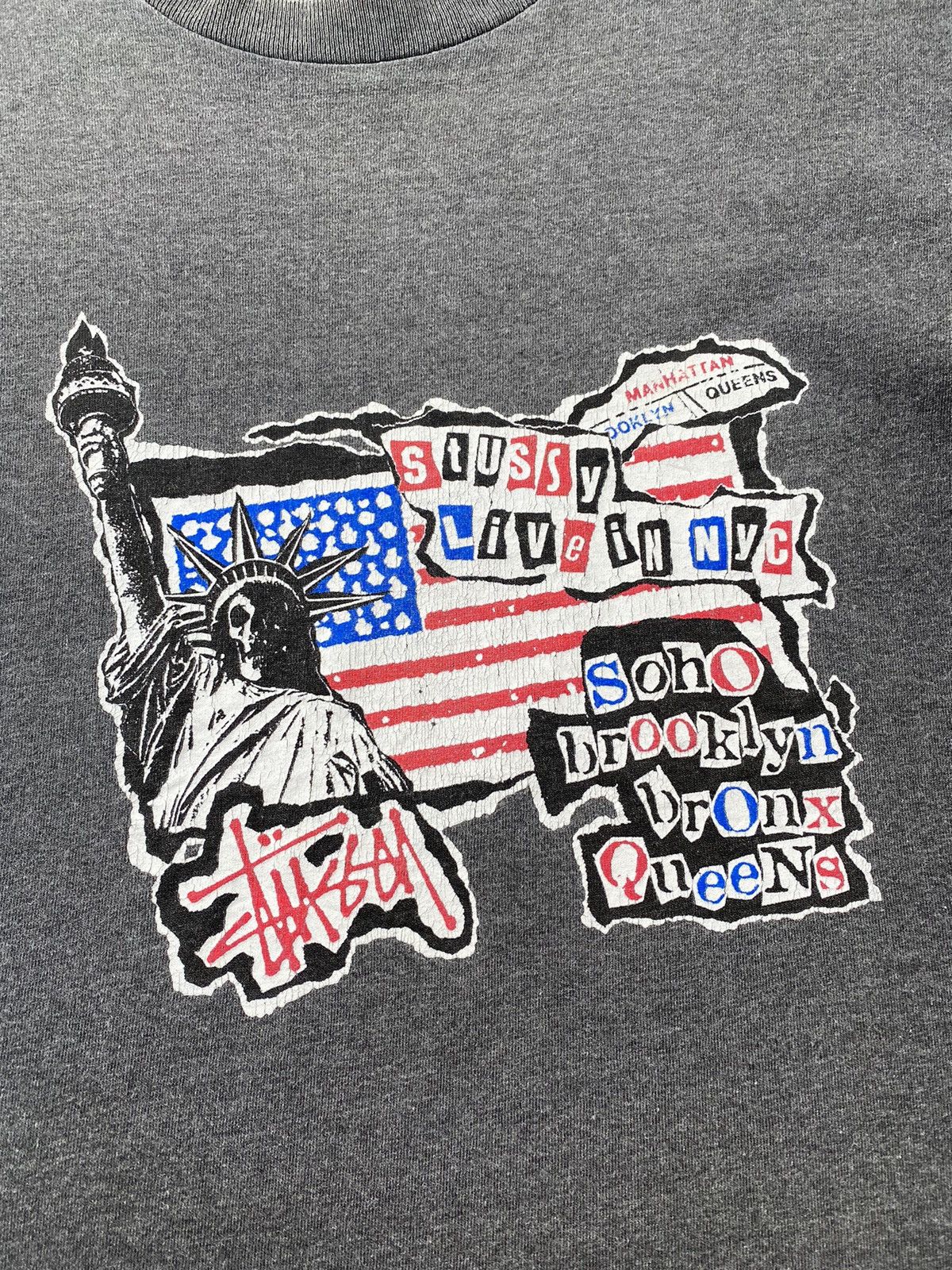 Stussy Vintage 90s Stussy Rip Off Sex Pistols Band Distressed Tees Size US M / EU 48-50 / 2 - 3 Thumbnail