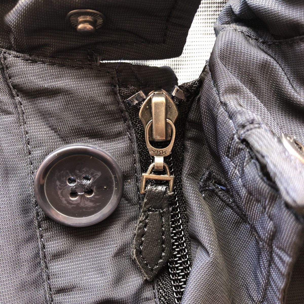 Japanese Brand Vintage 90's Nylon Zipper Jacket By Playmole Size US M / EU 48-50 / 2 - 10 Thumbnail